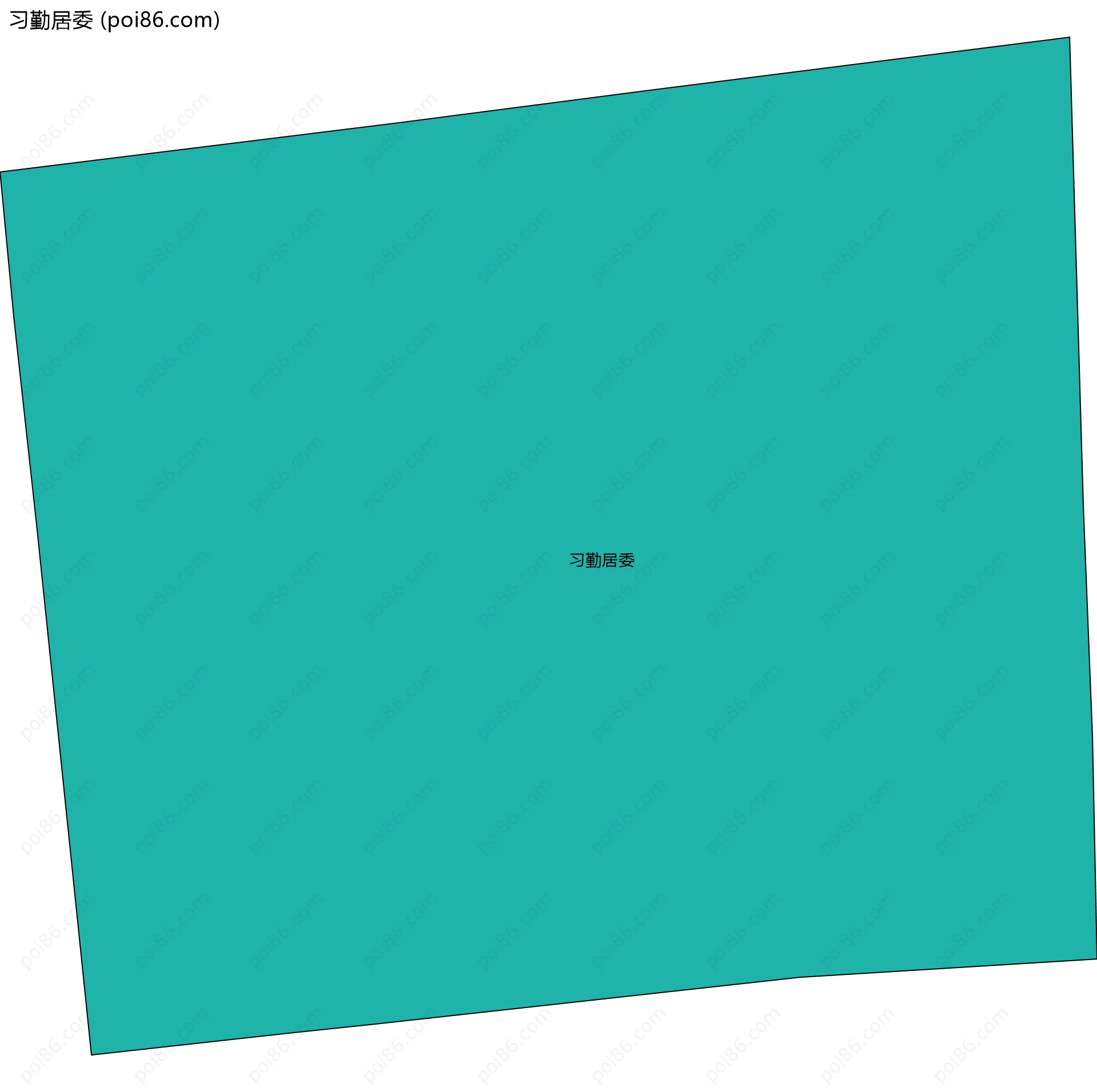 习勤居委边界地图