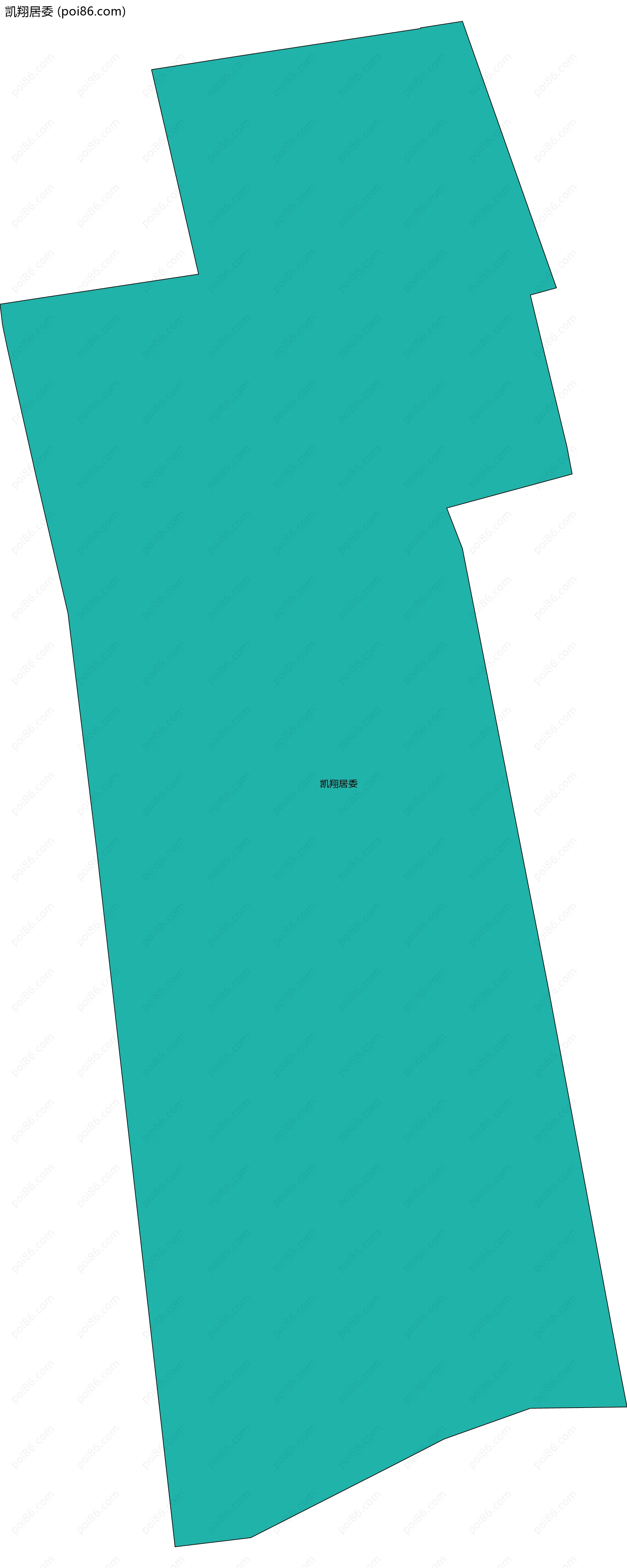 凯翔居委边界地图