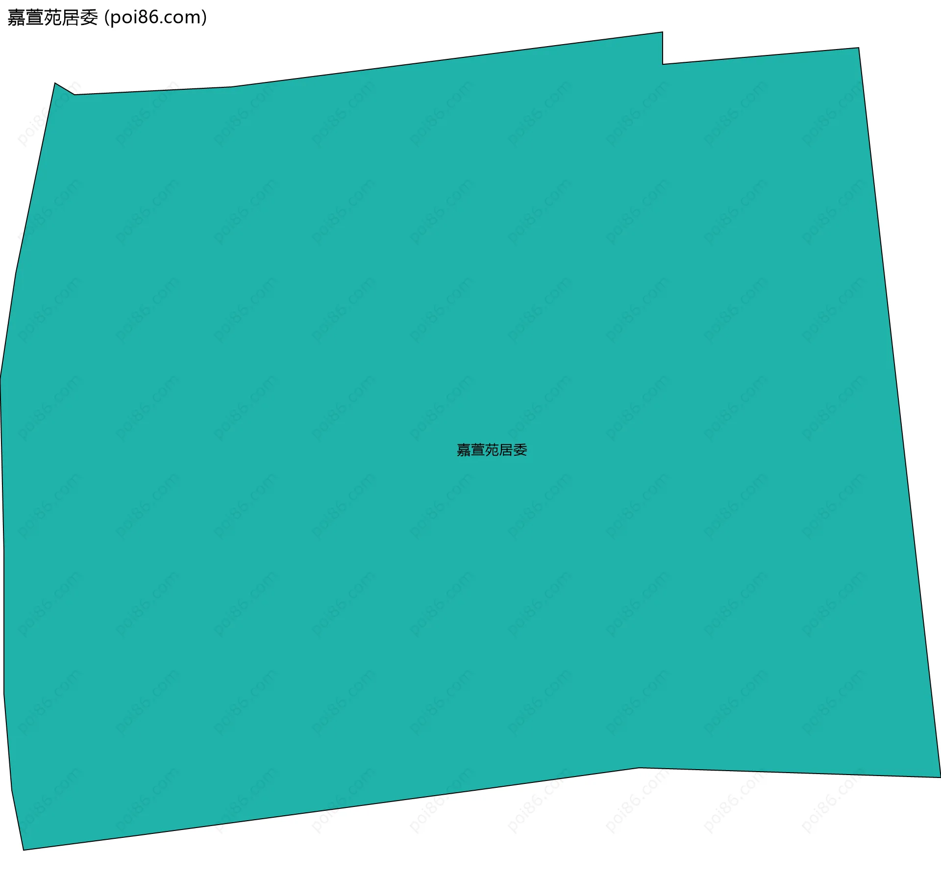 嘉萱苑居委边界地图