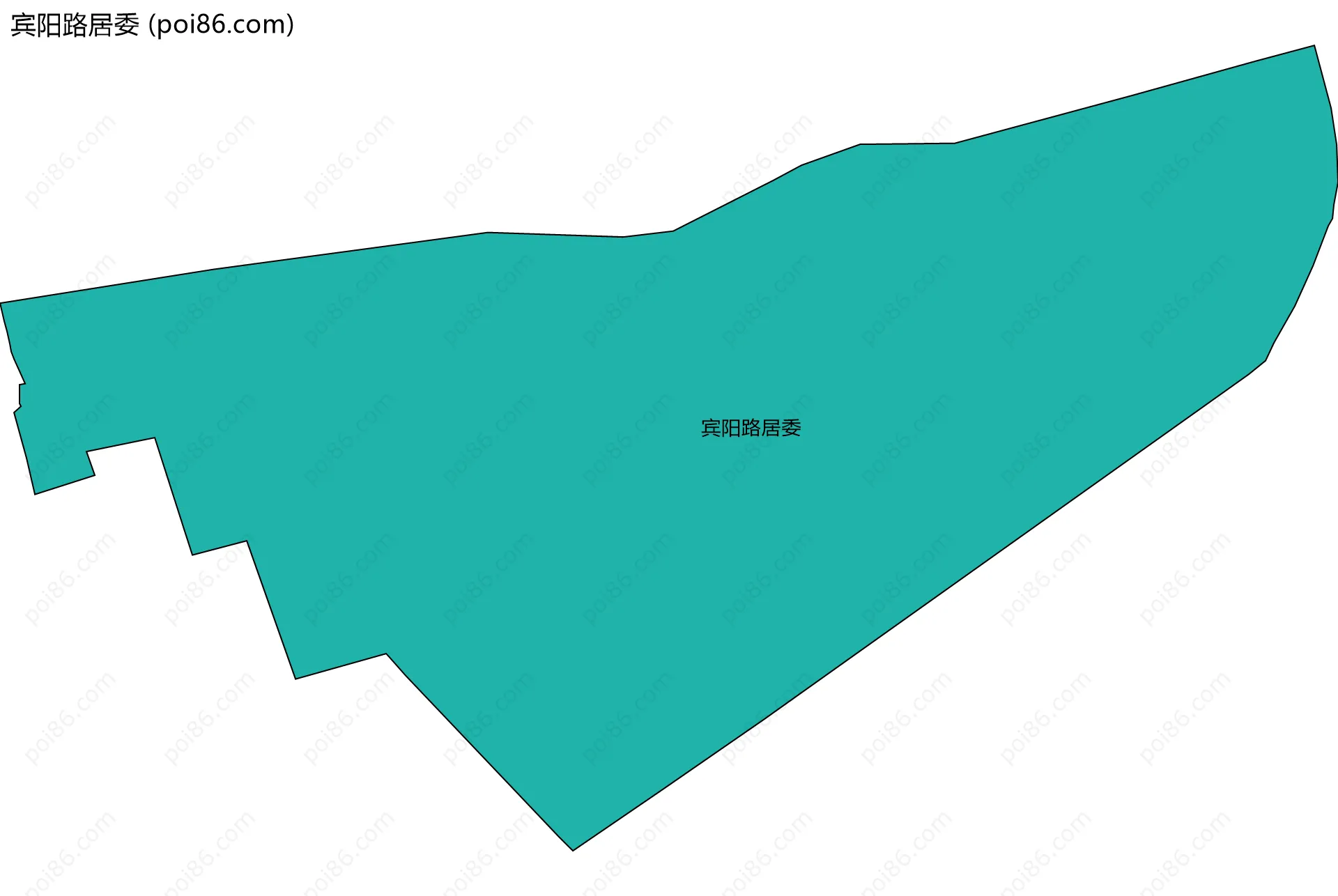 宾阳路居委边界地图