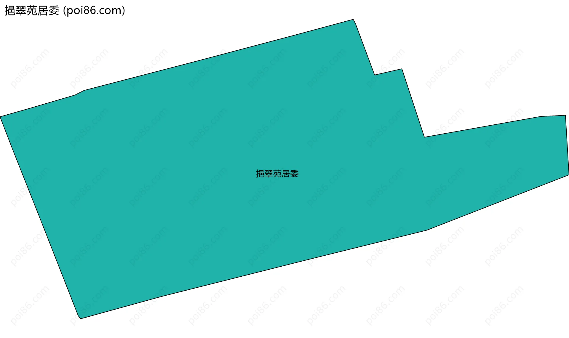 挹翠苑居委边界地图
