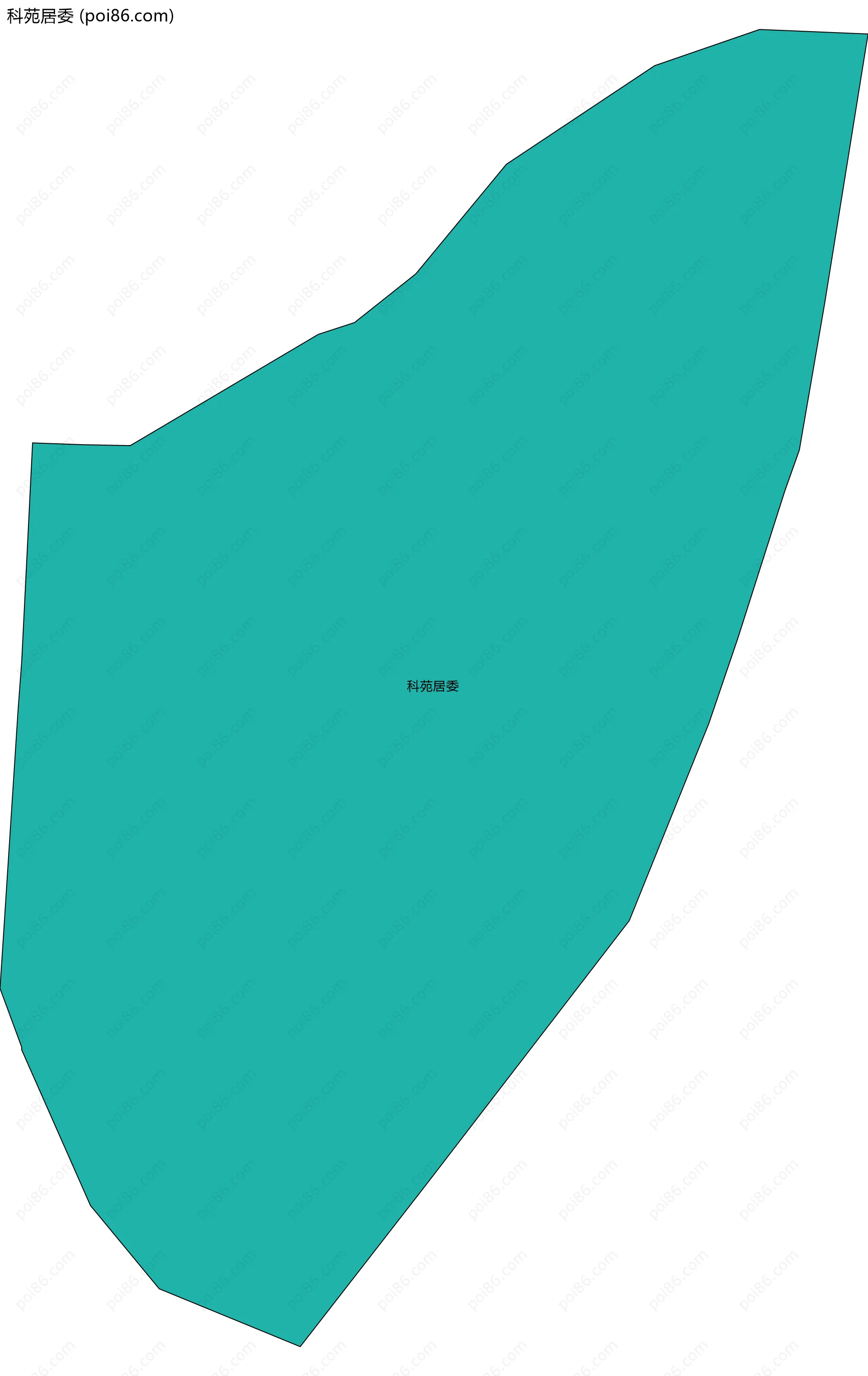 科苑居委边界地图