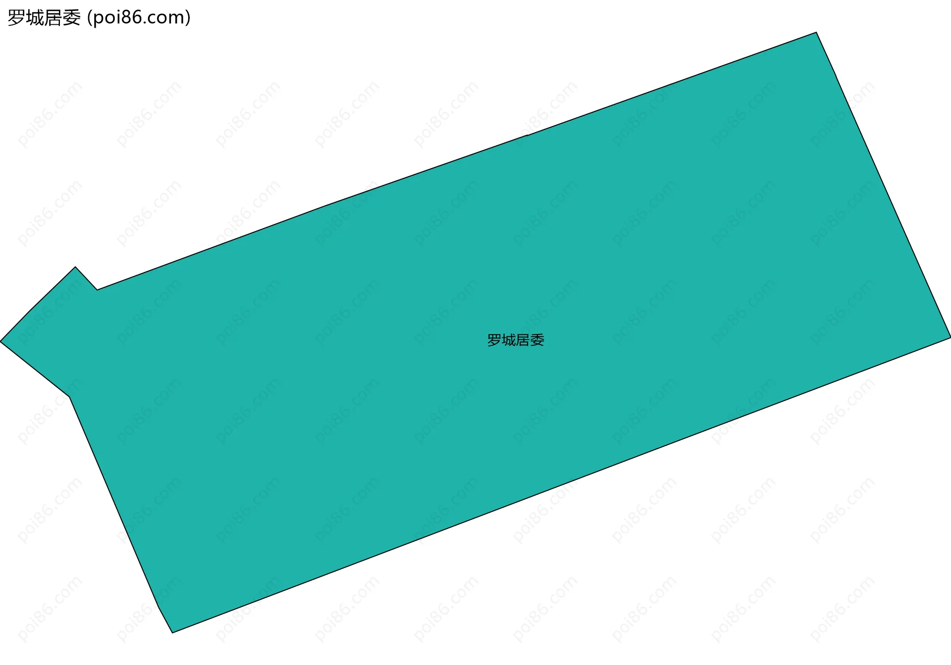罗城居委边界地图