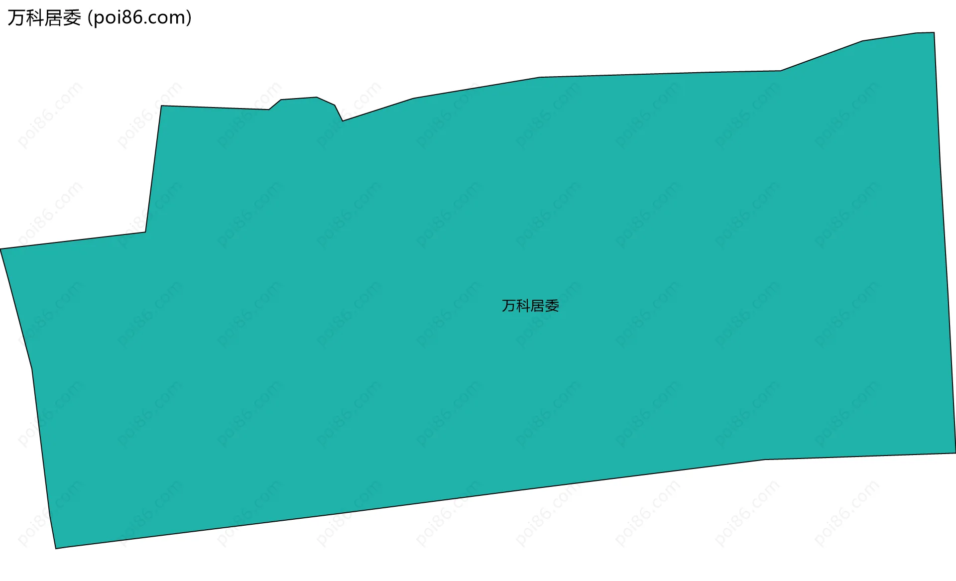 万科居委边界地图