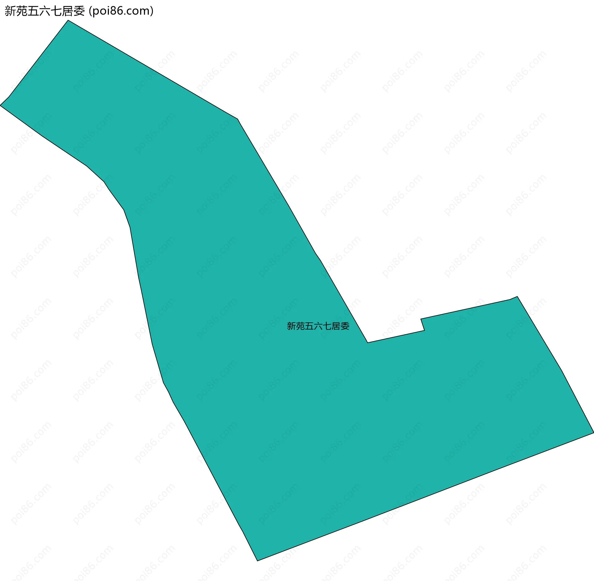 新苑五六七居委边界地图
