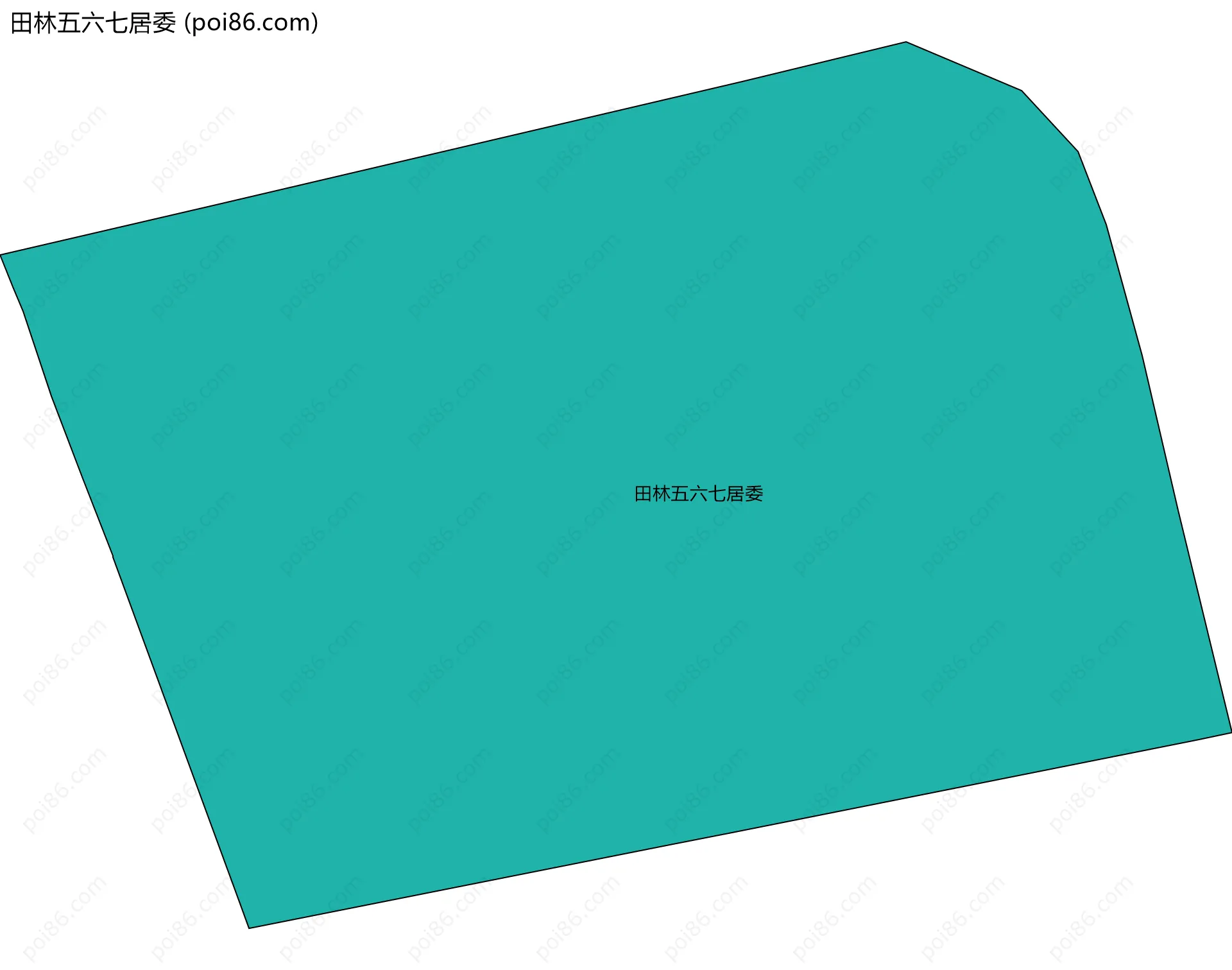 田林五六七居委边界地图