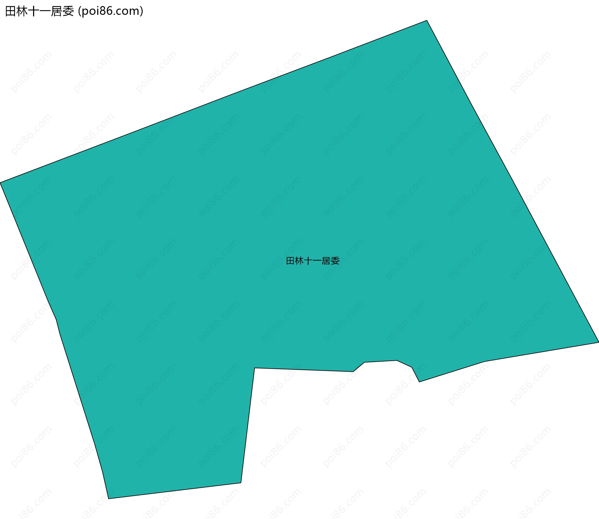 田林十一居委边界地图