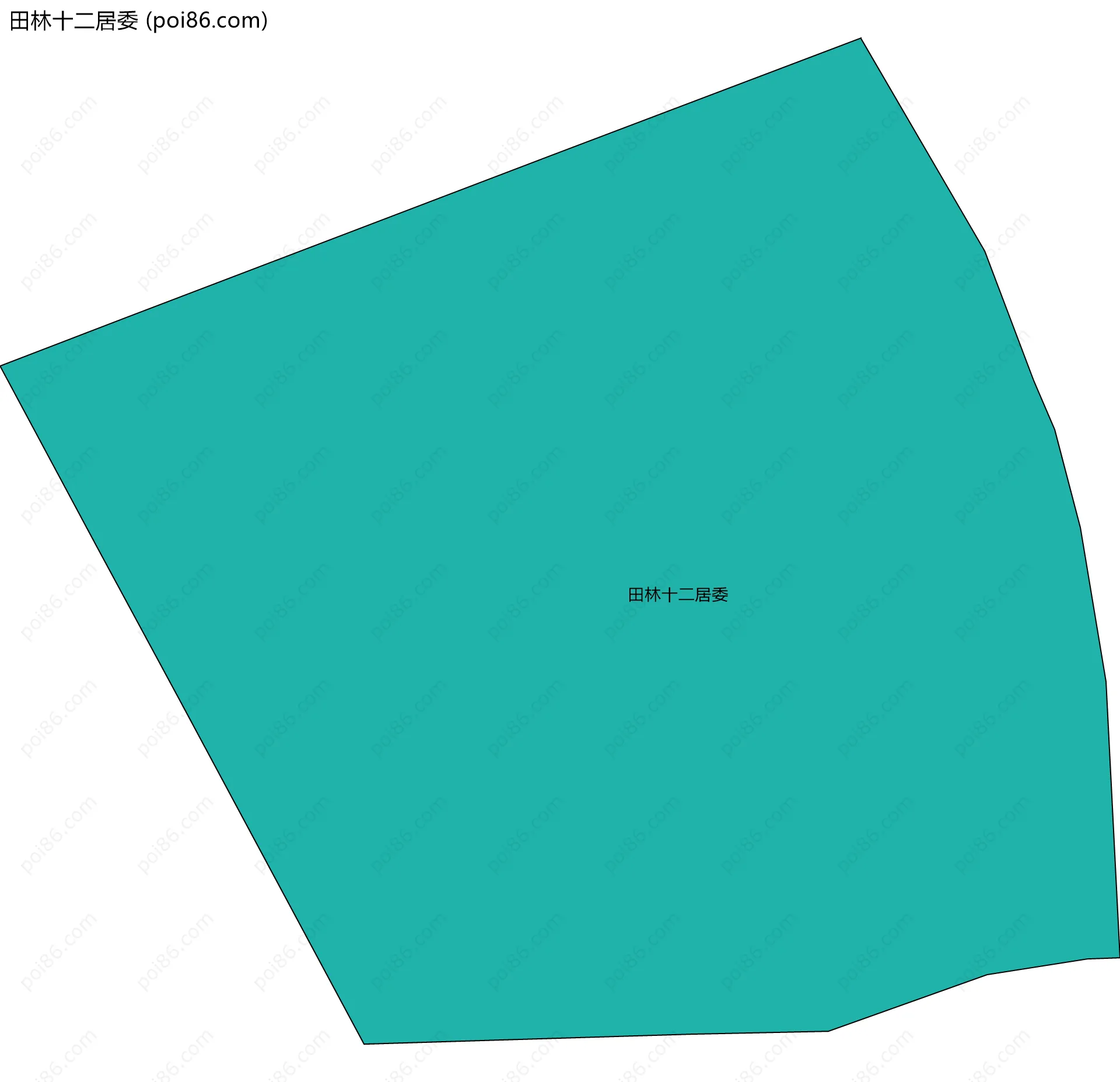 田林十二居委边界地图