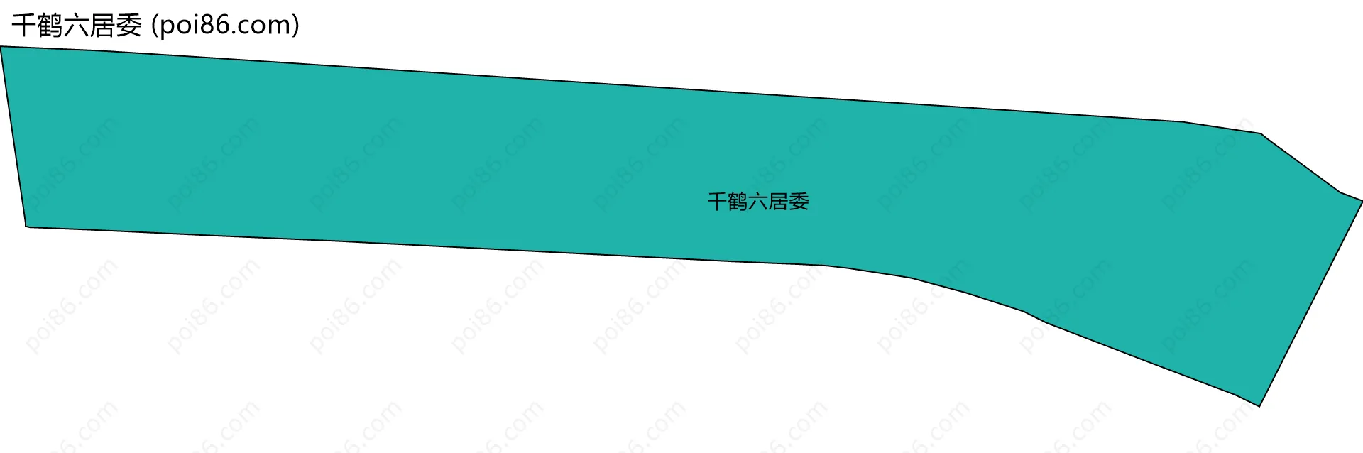 千鹤六居委边界地图