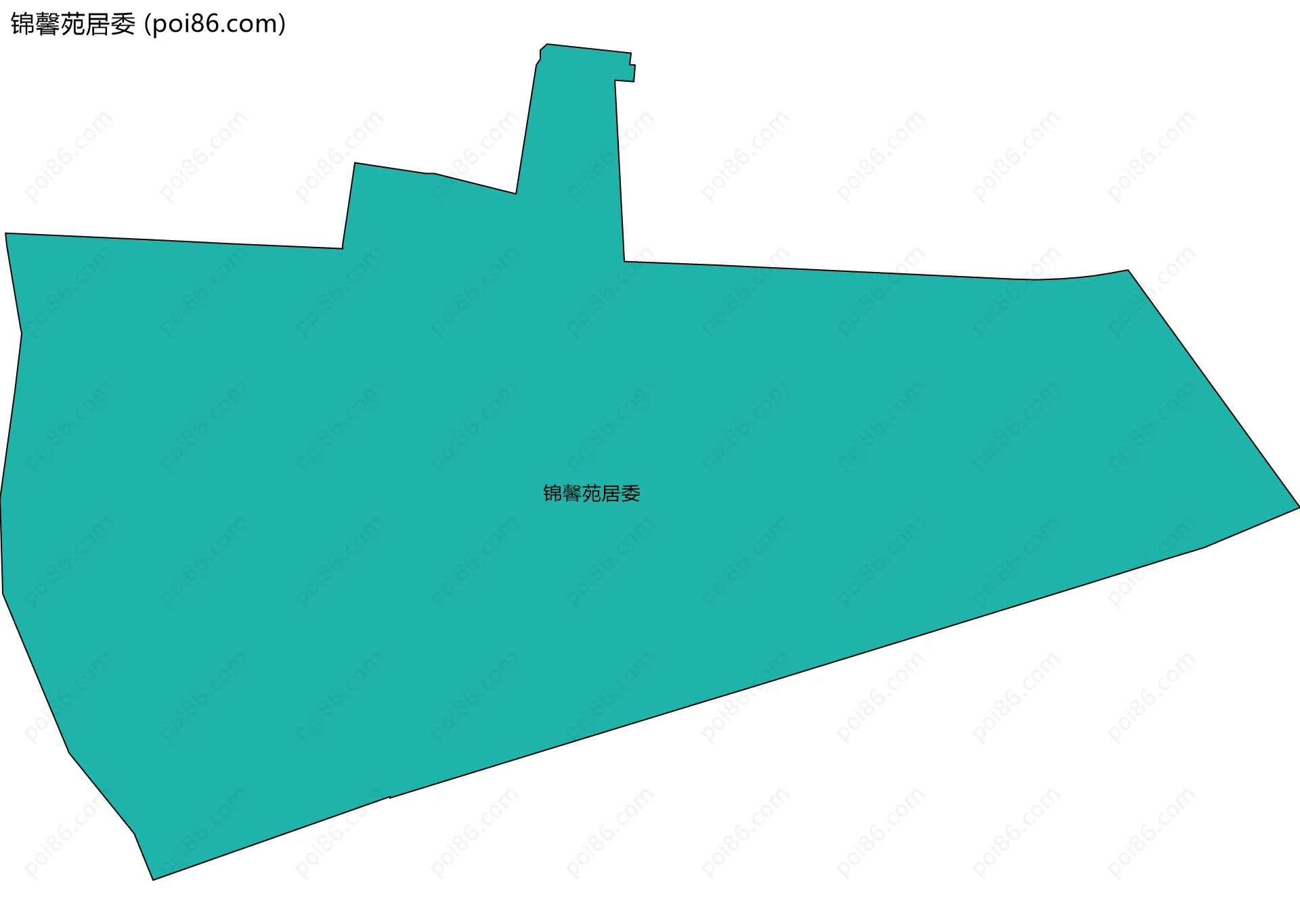锦馨苑居委边界地图