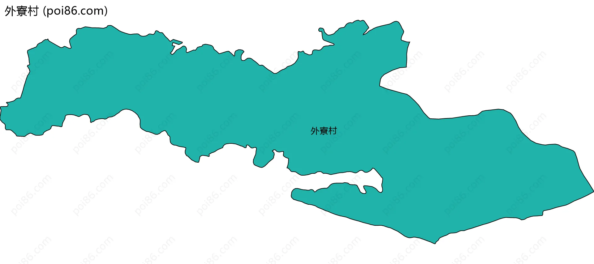 外寮村边界地图