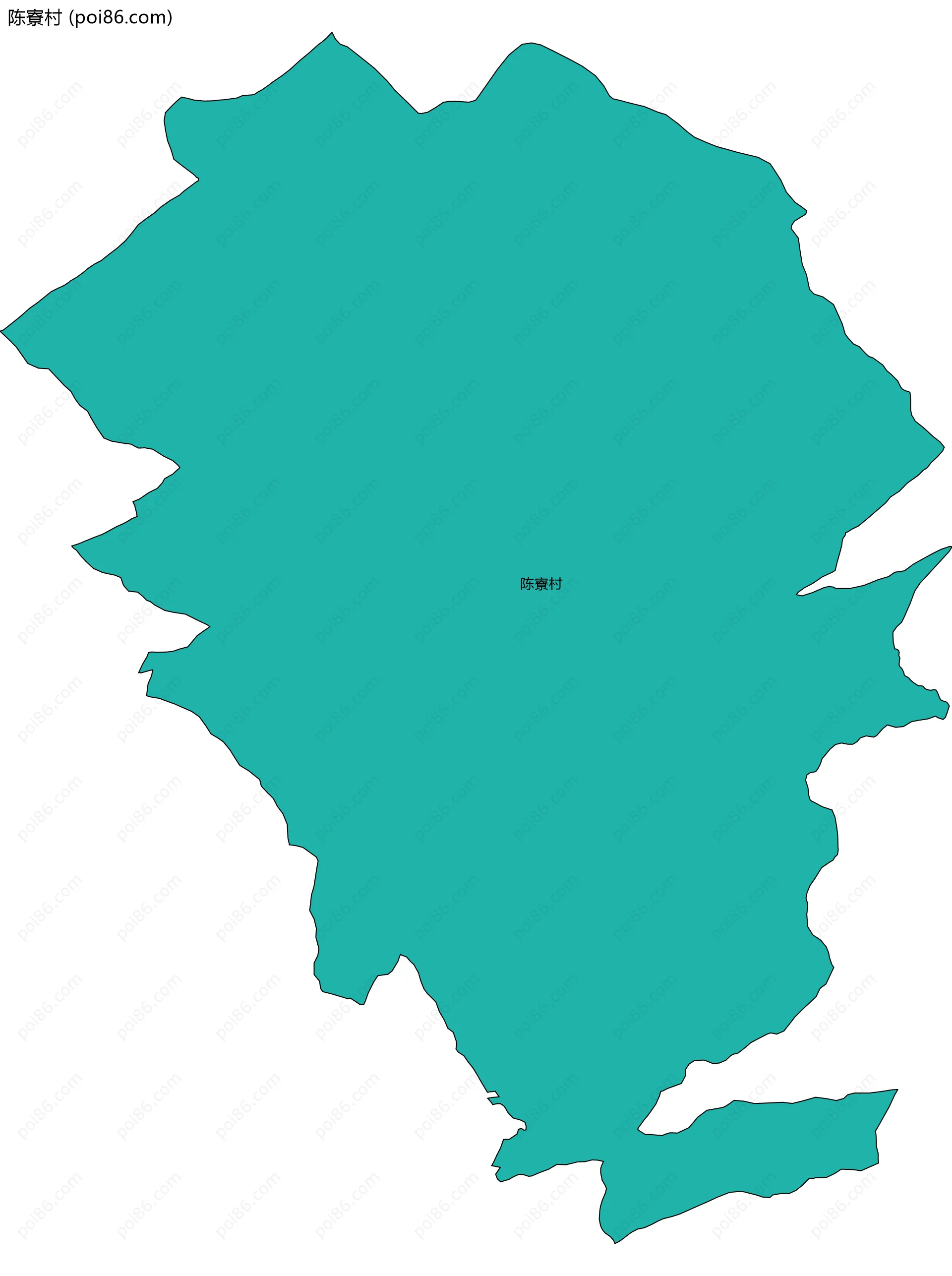 陈寮村边界地图