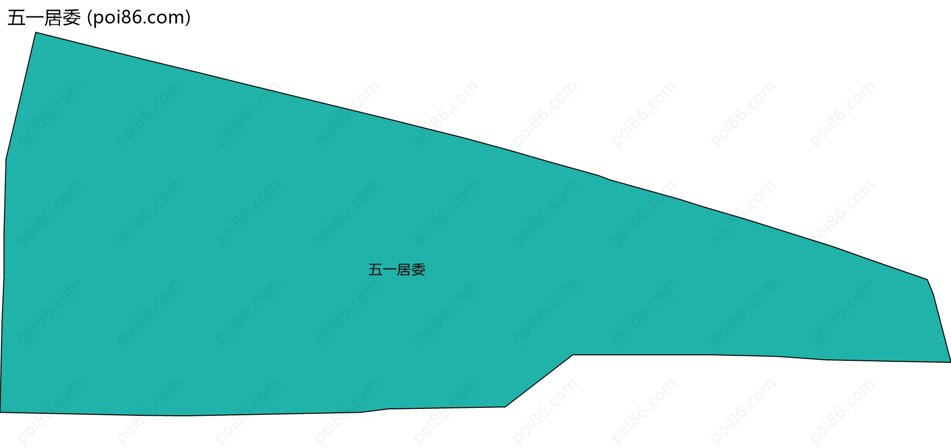 五一居委边界地图