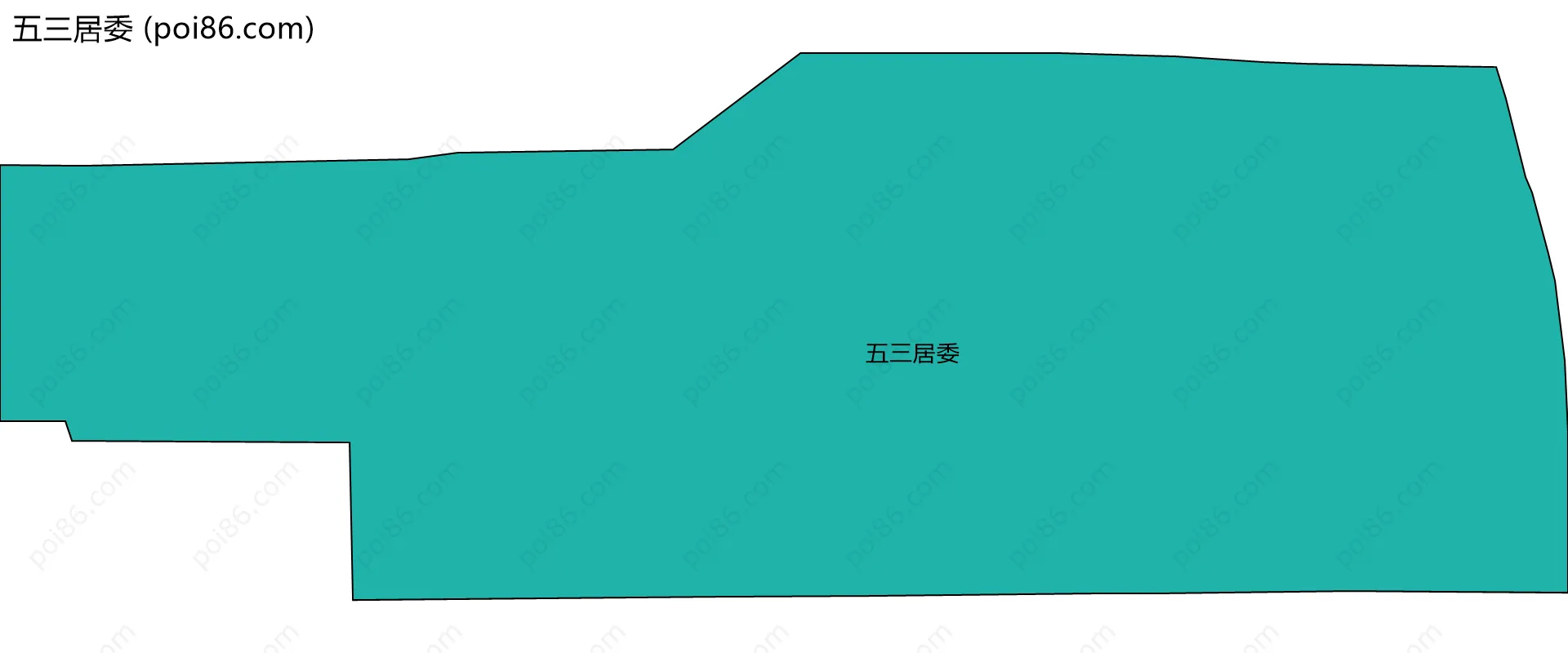 五三居委边界地图