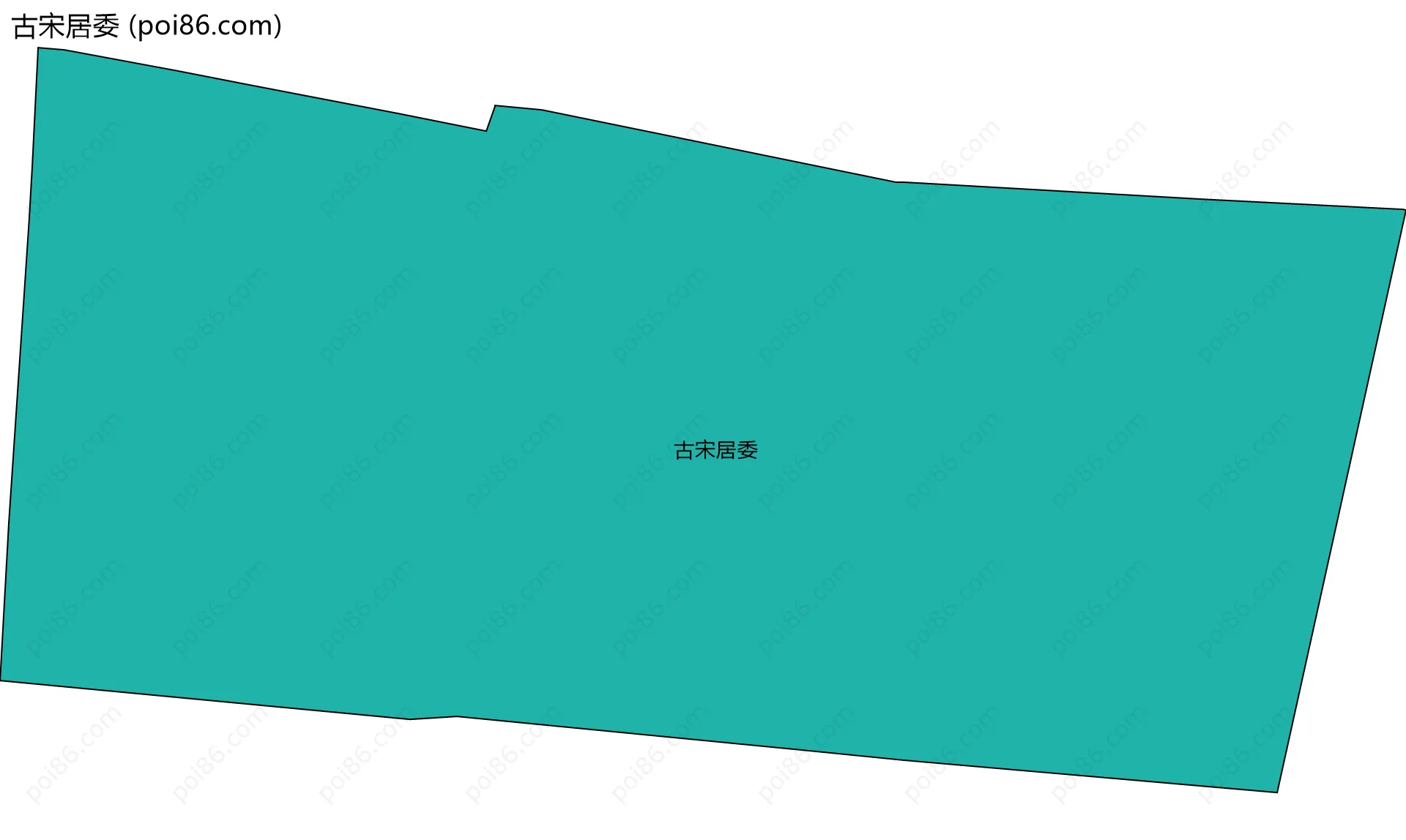 古宋居委边界地图