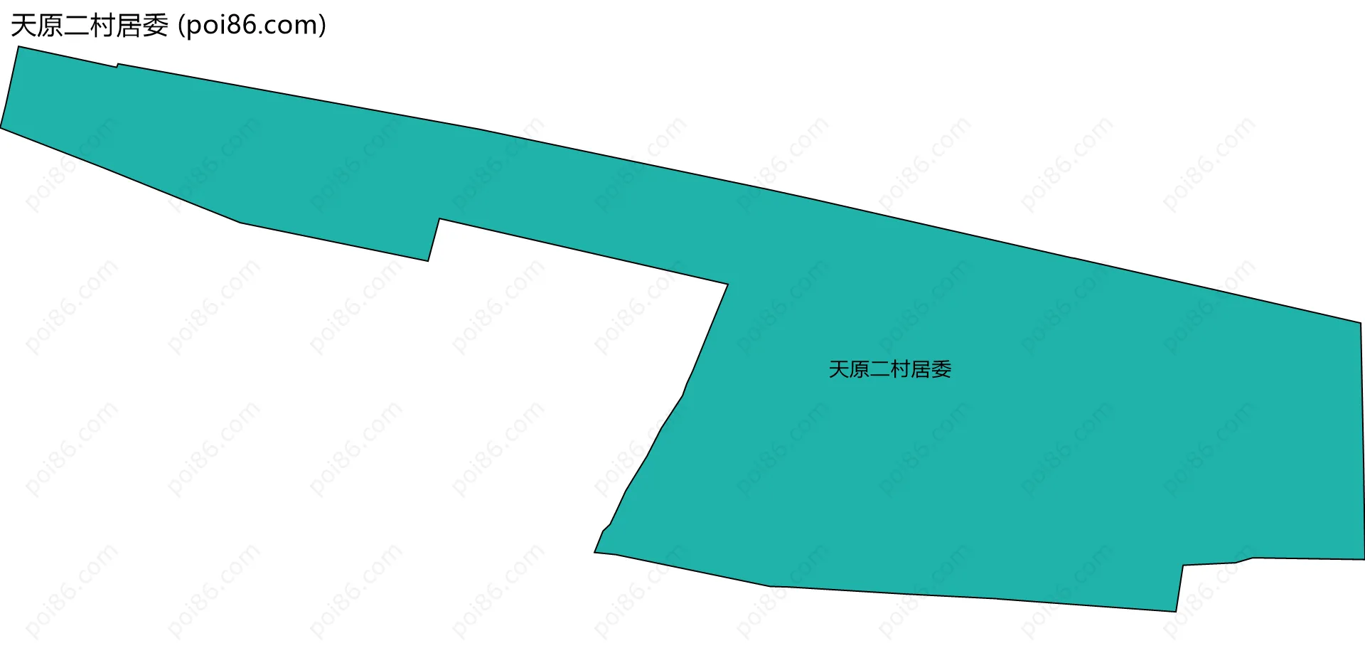 天原二村居委边界地图