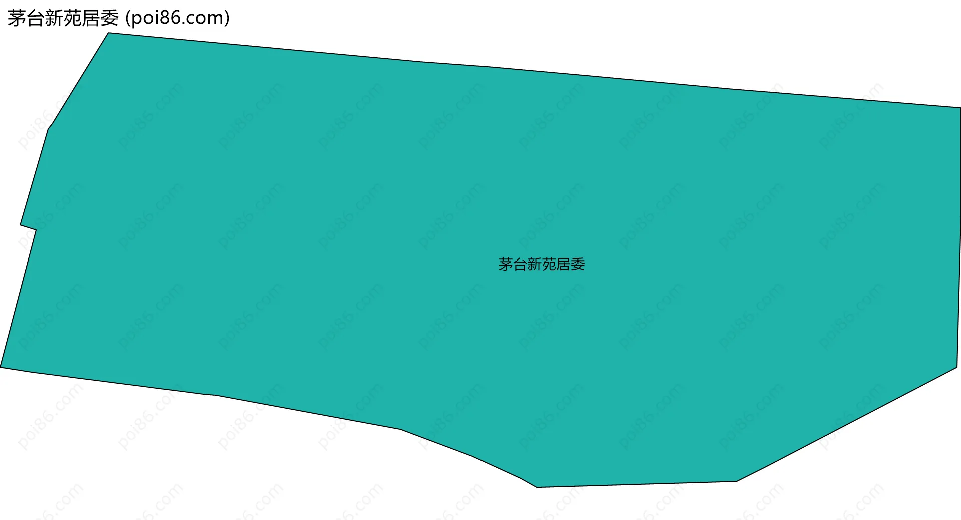 茅台新苑居委边界地图