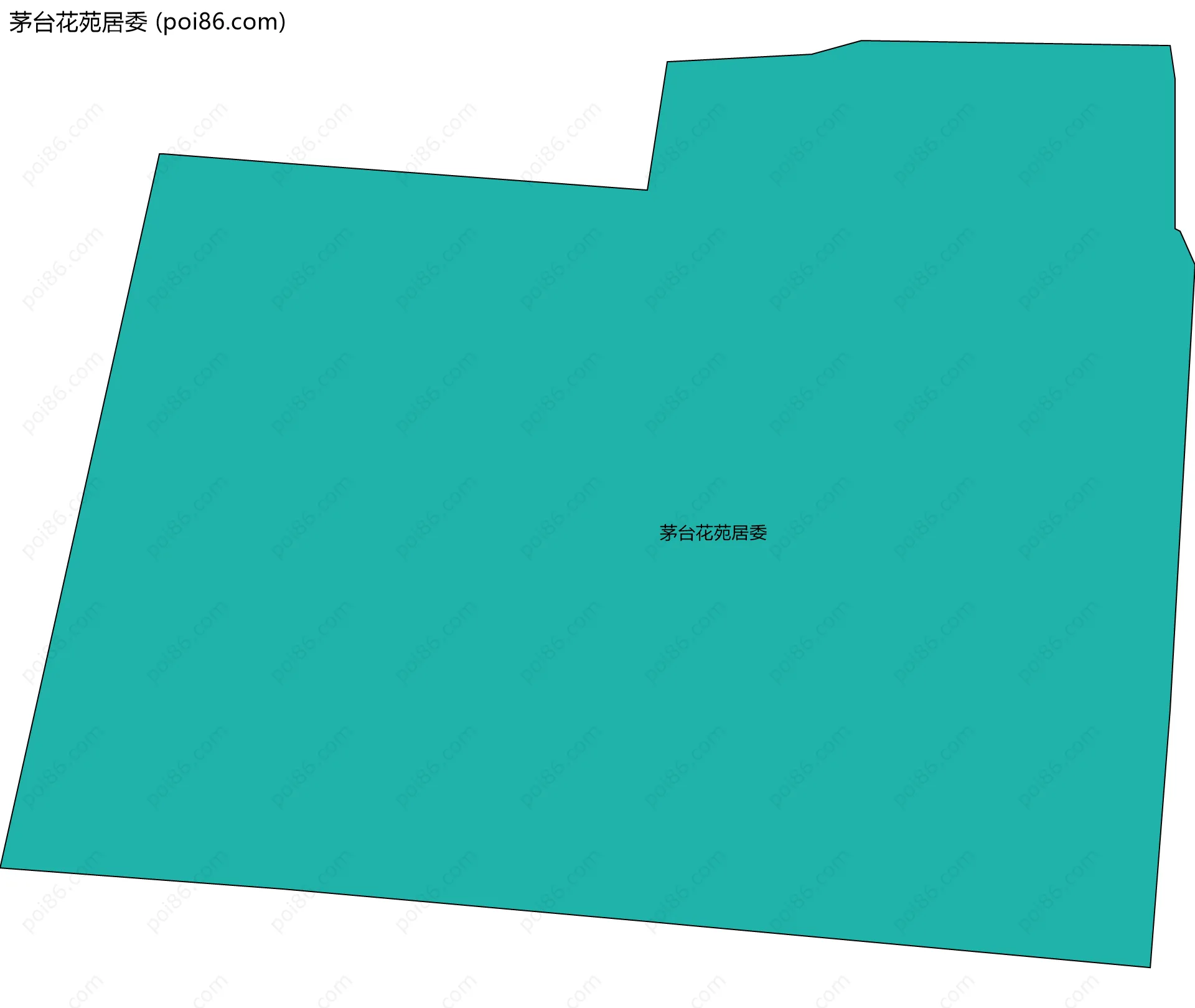 茅台花苑居委边界地图