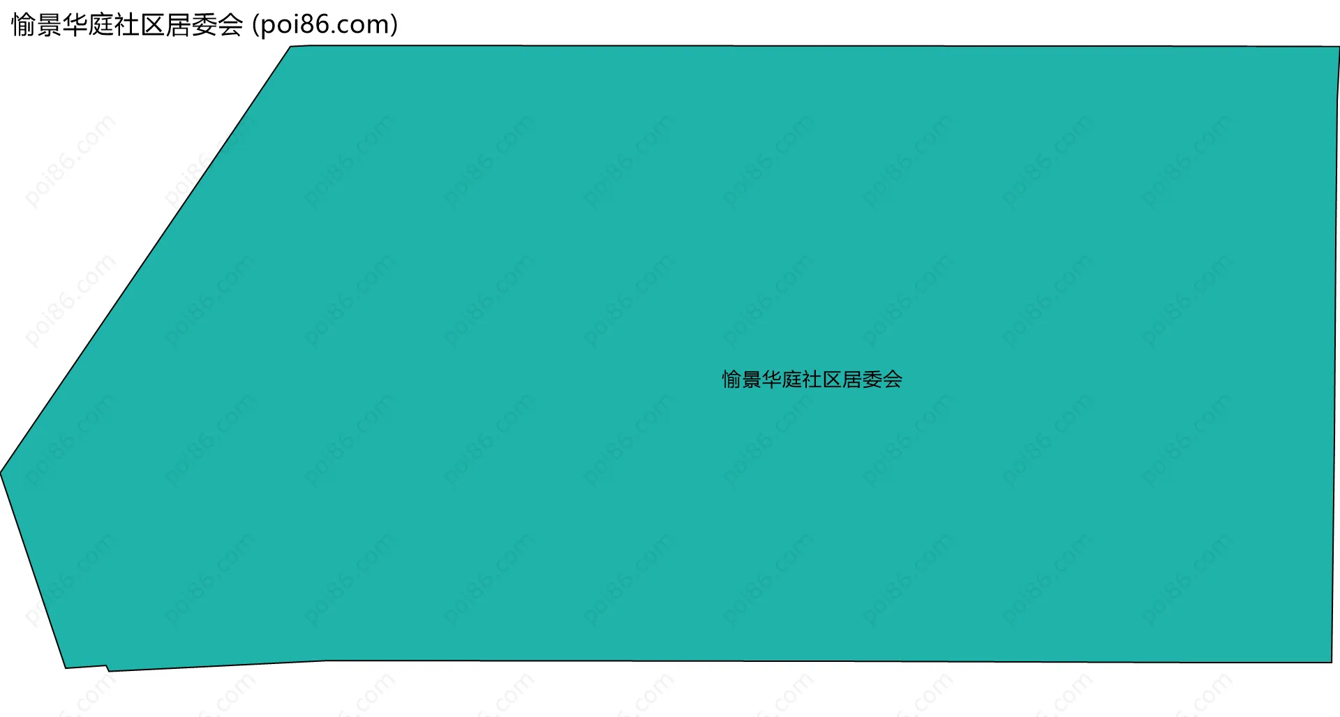 愉景华庭社区居委会边界地图