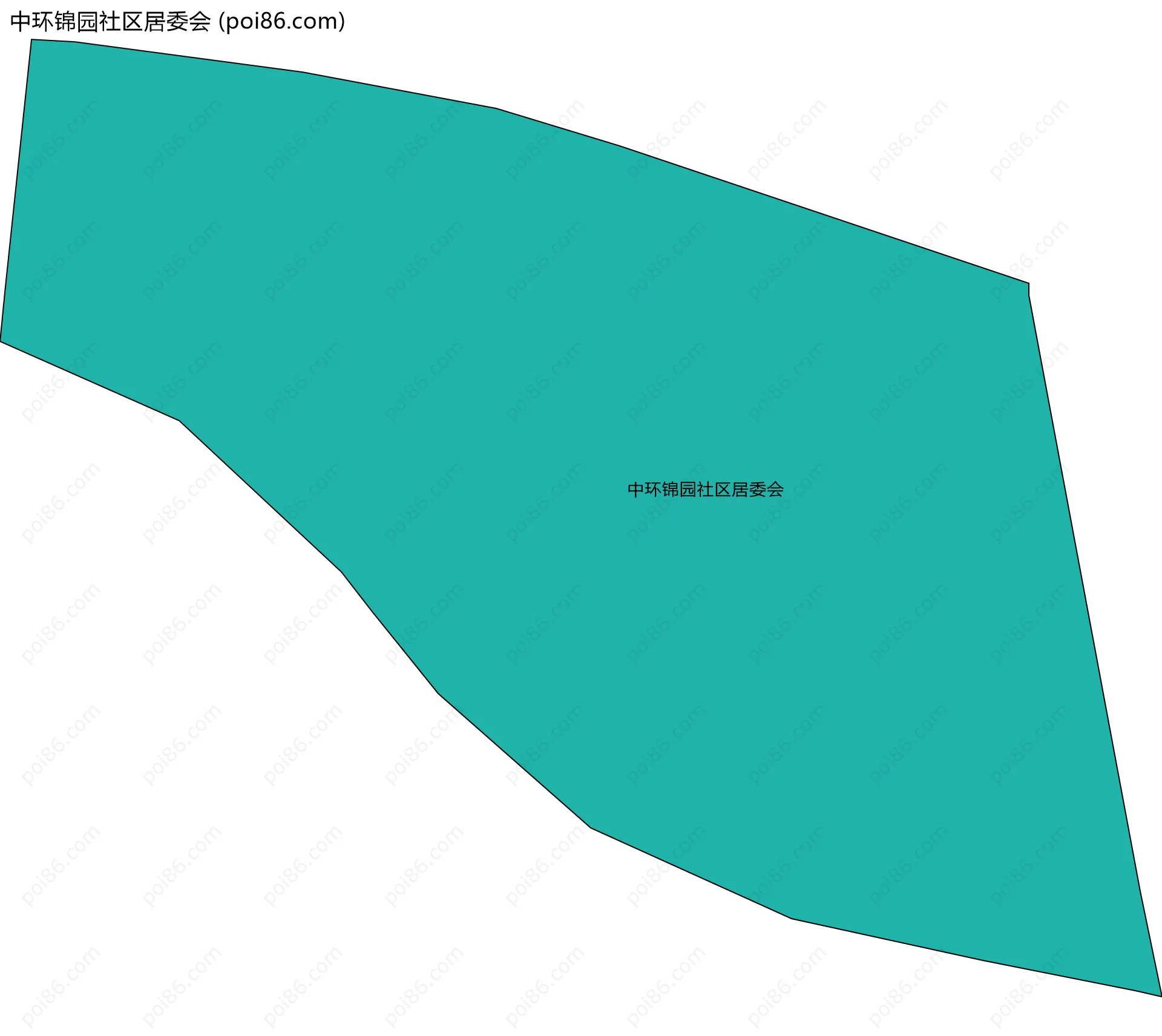 中环锦园社区居委会边界地图