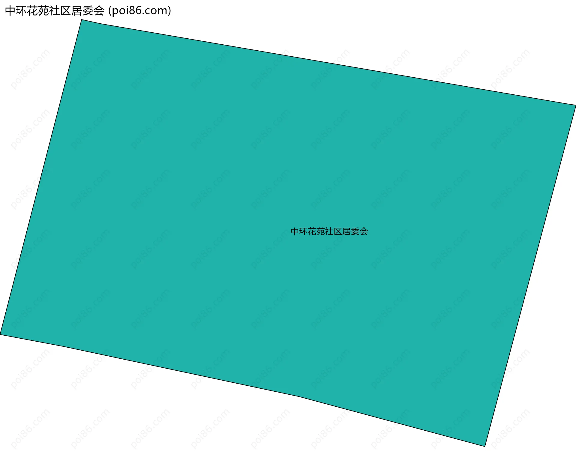 中环花苑社区居委会边界地图