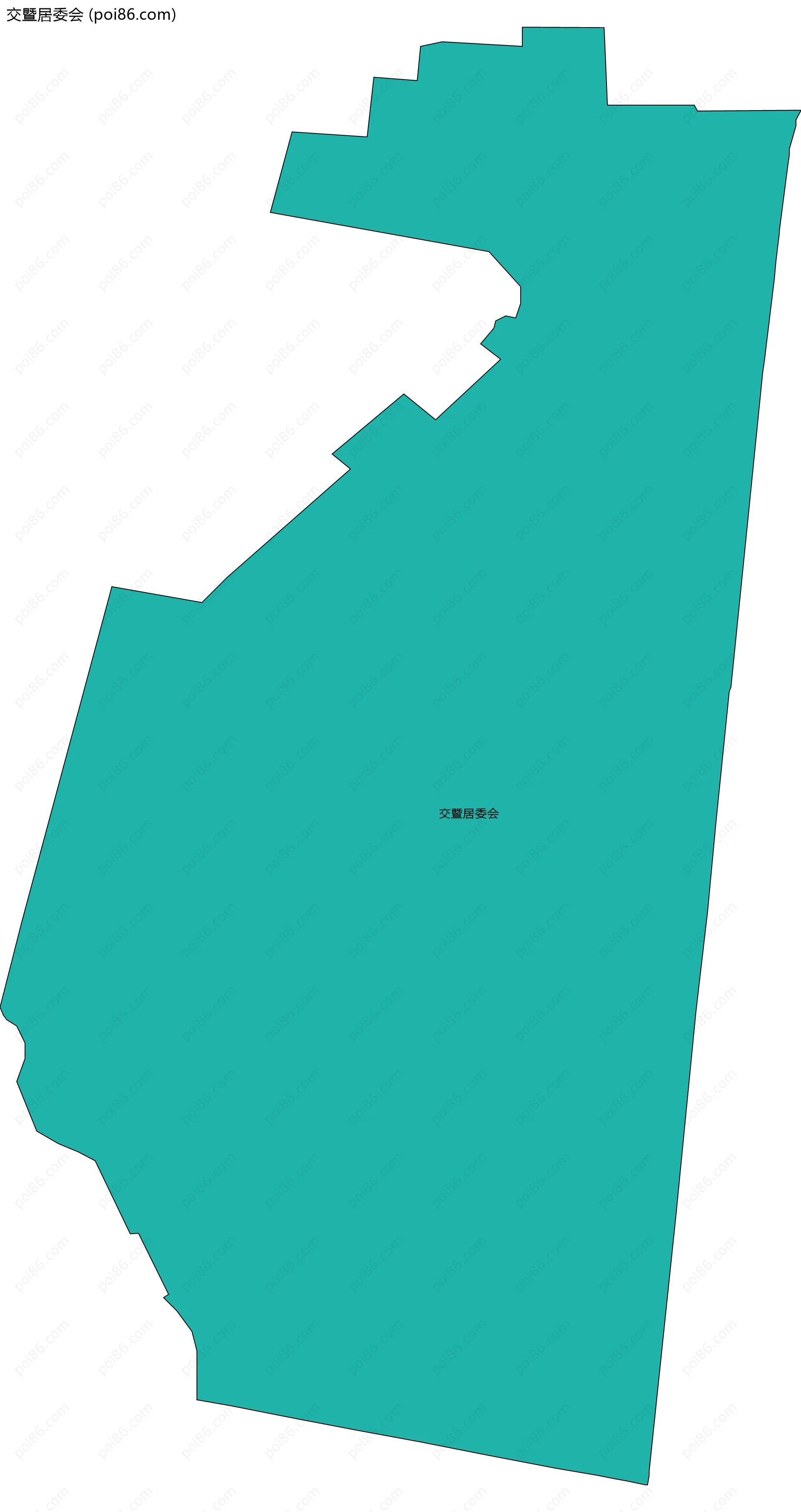 交暨居委会边界地图