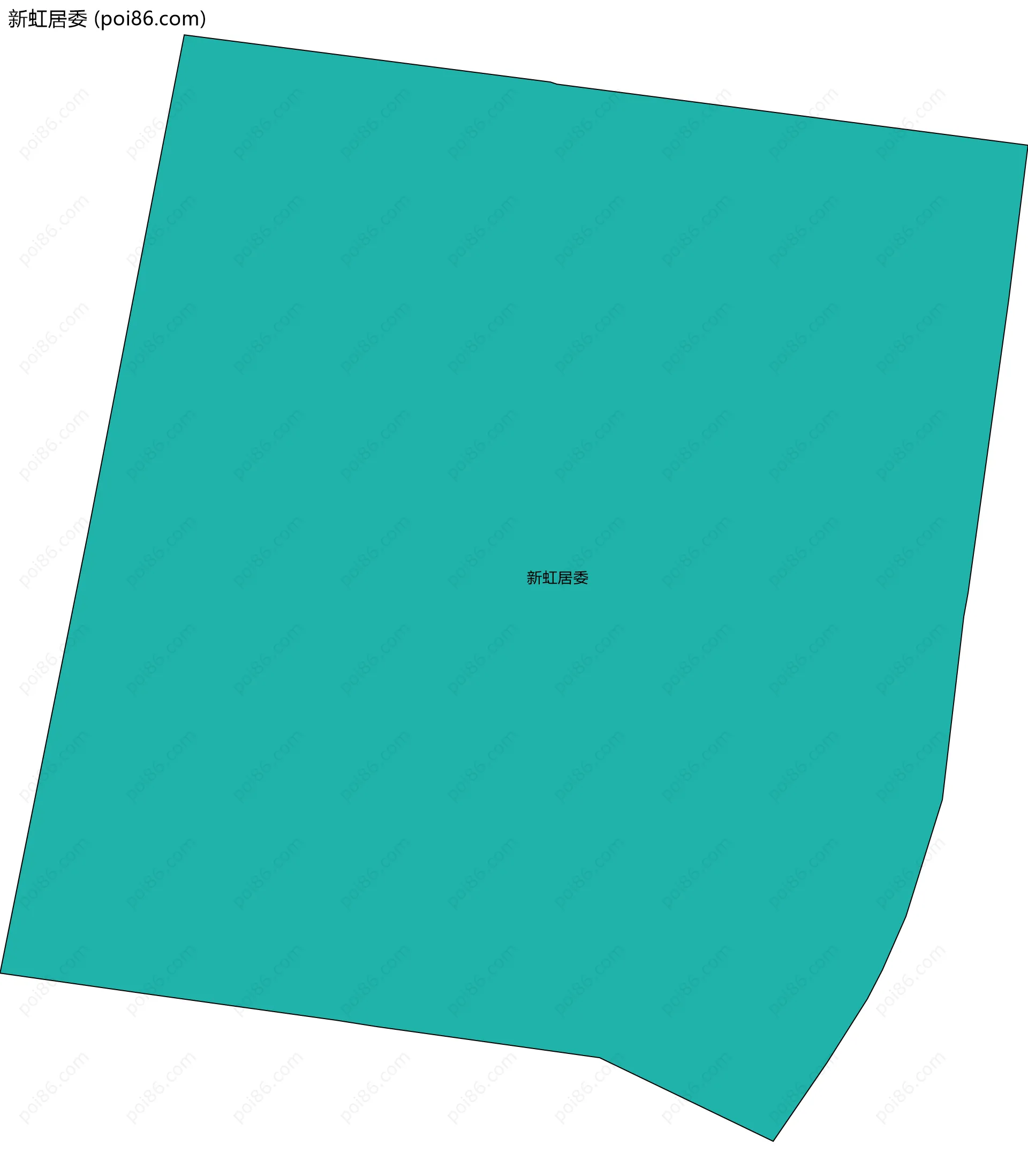 新虹居委边界地图