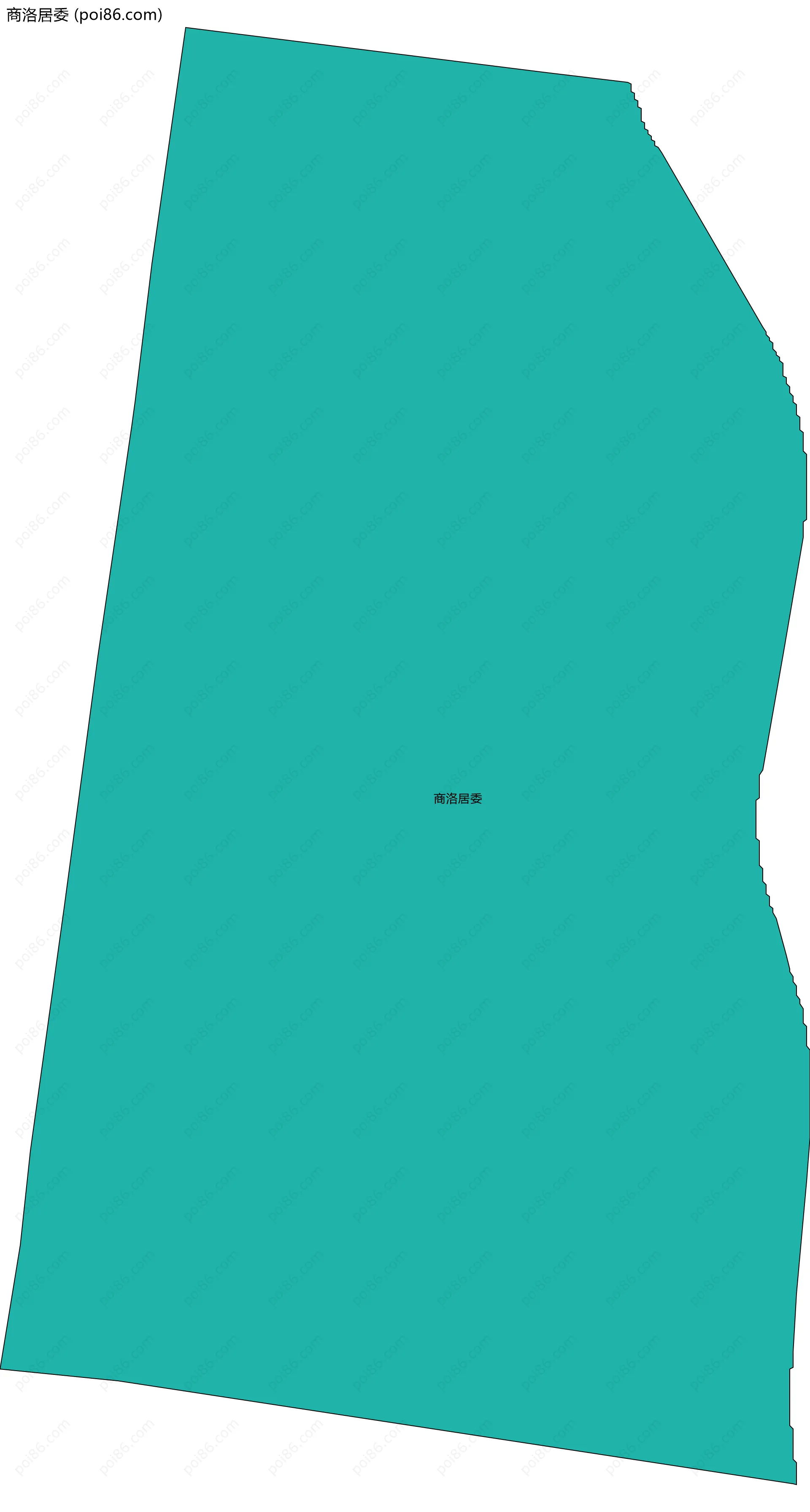 商洛居委边界地图