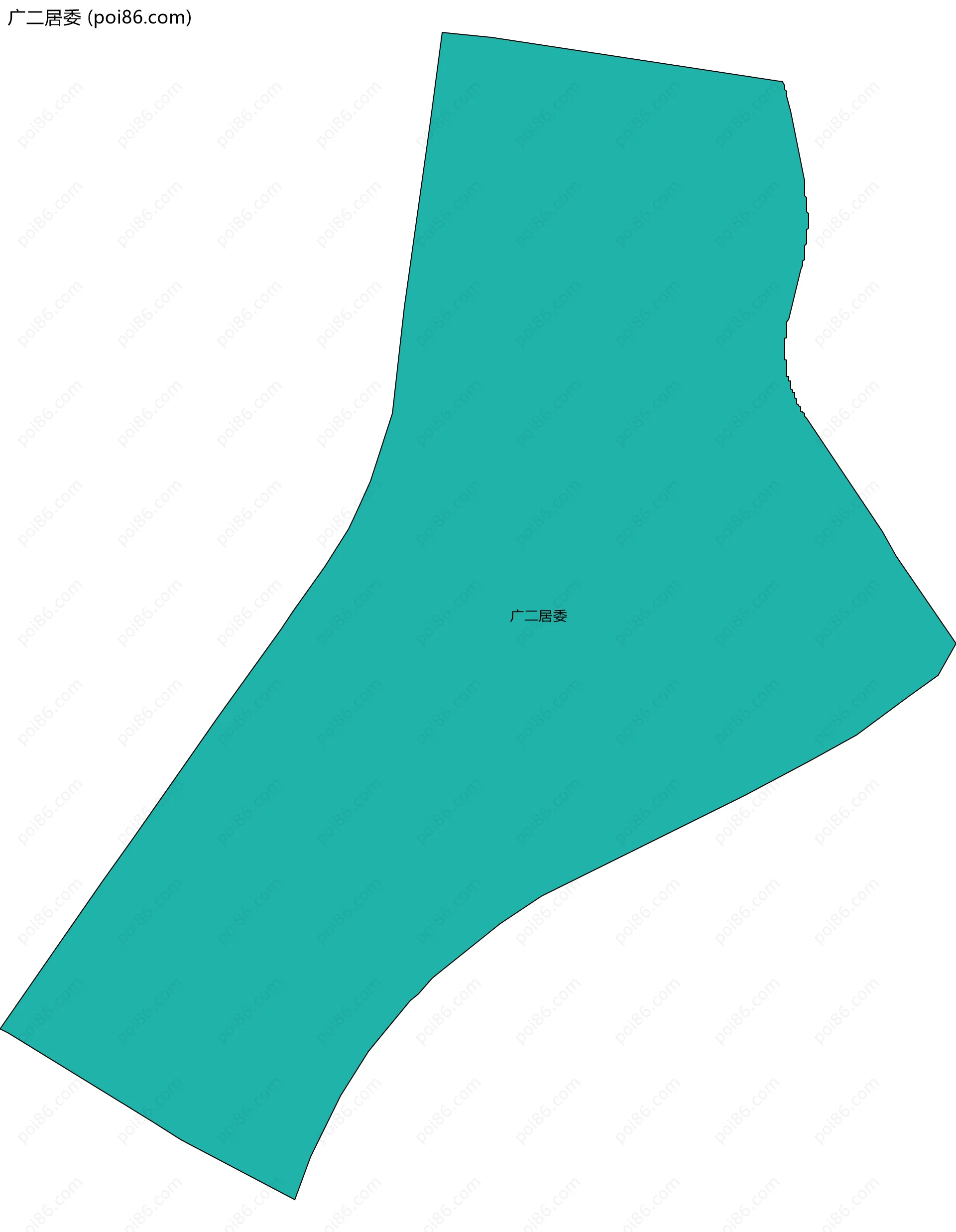 广二居委边界地图