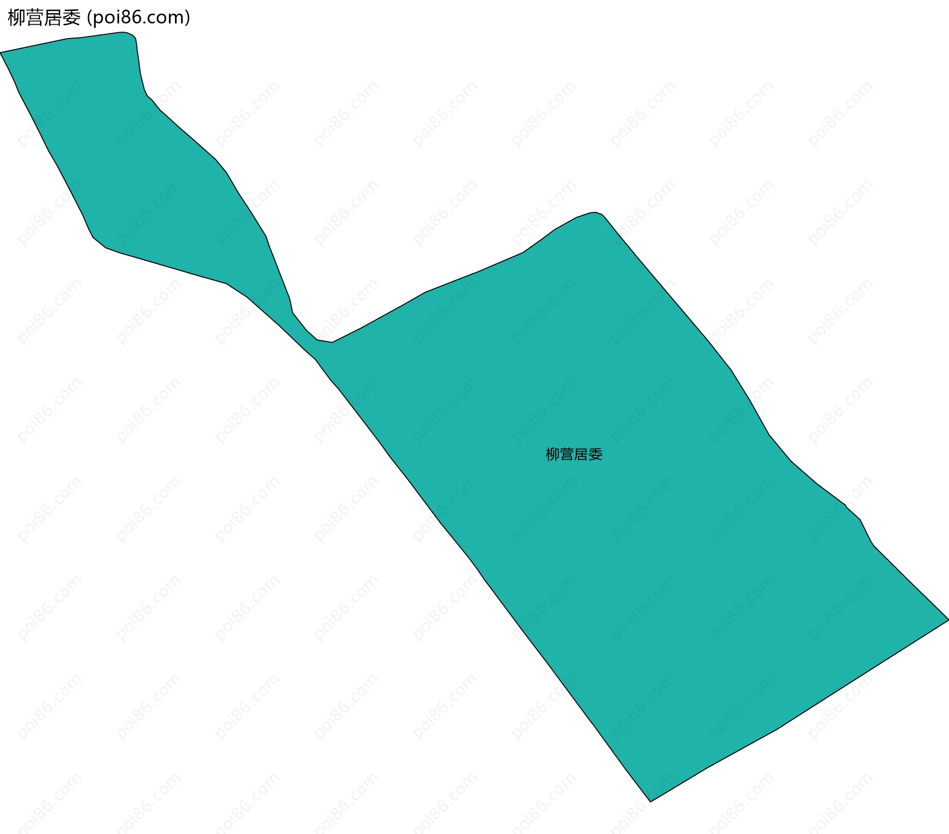柳营居委边界地图