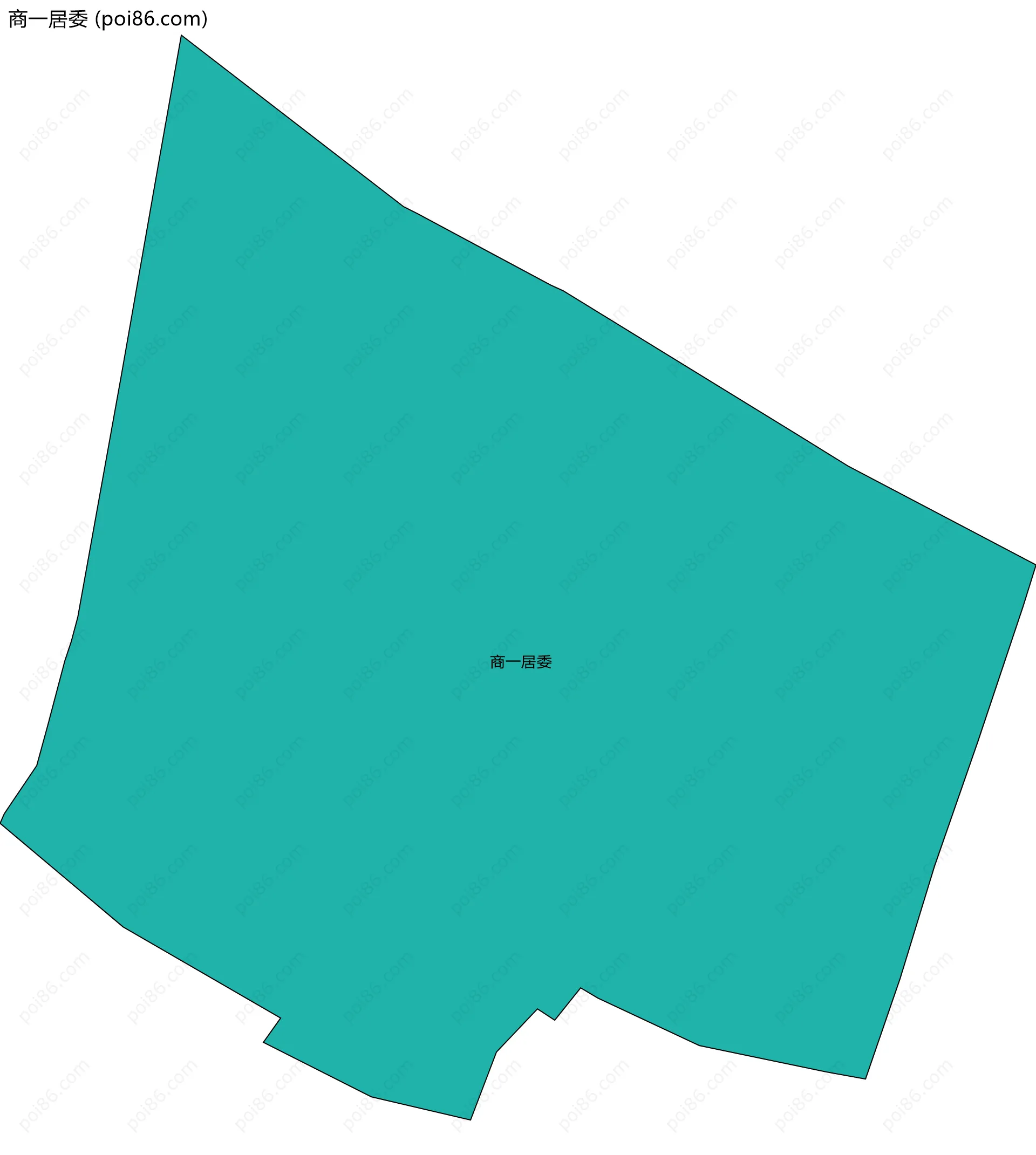 商一居委边界地图