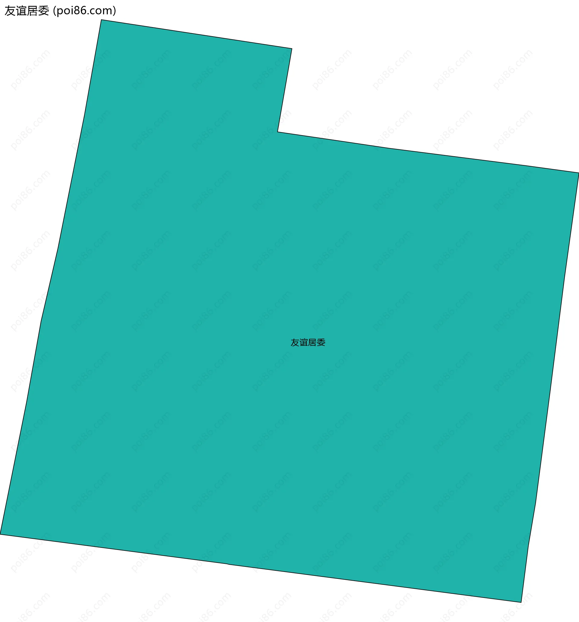 友谊居委边界地图