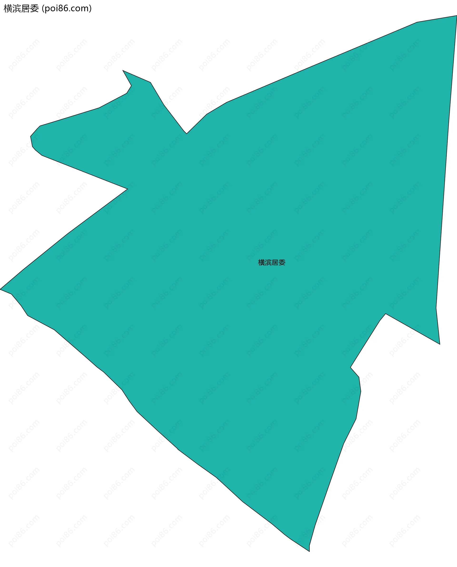 横滨居委边界地图