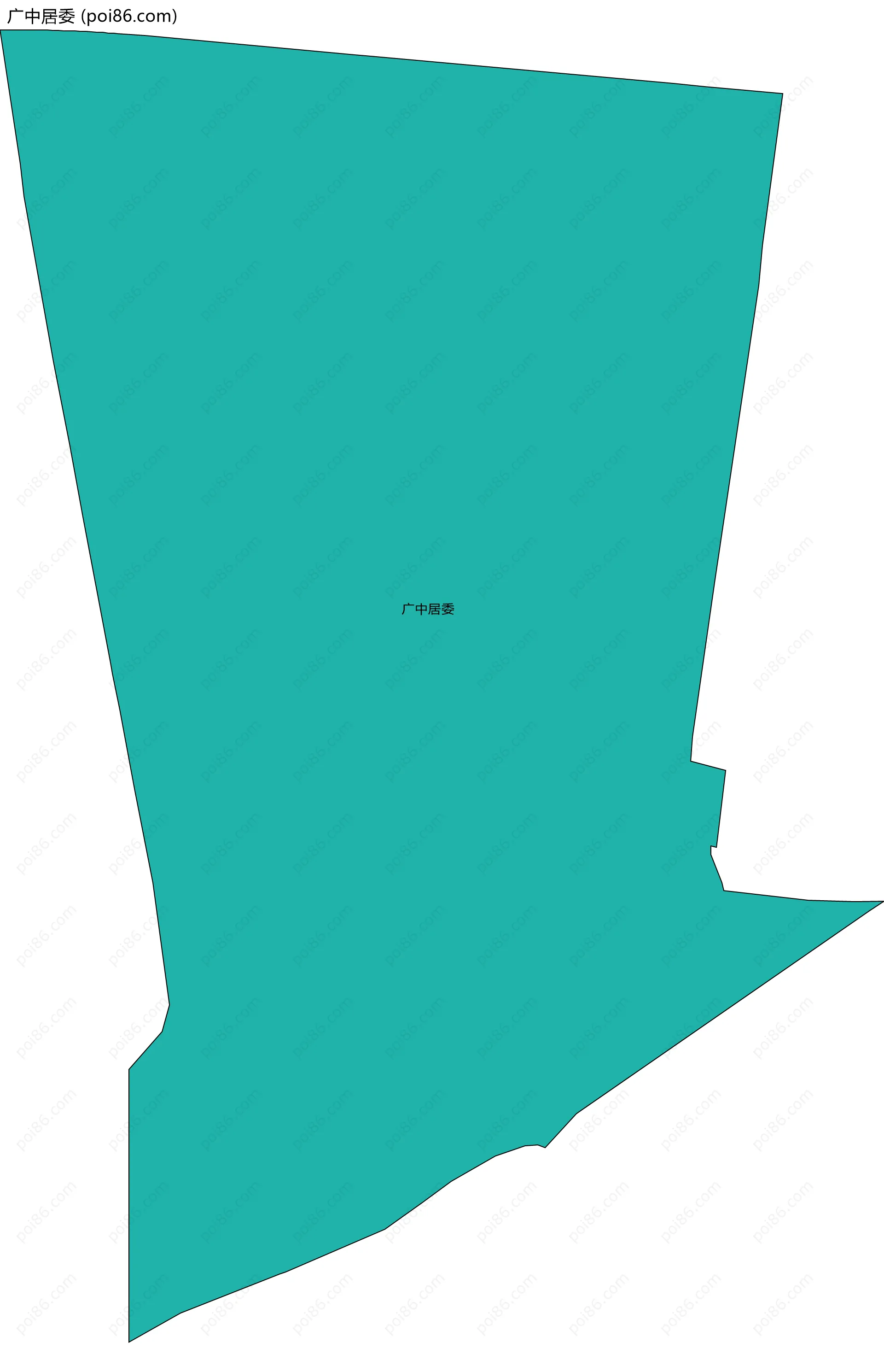 广中居委边界地图