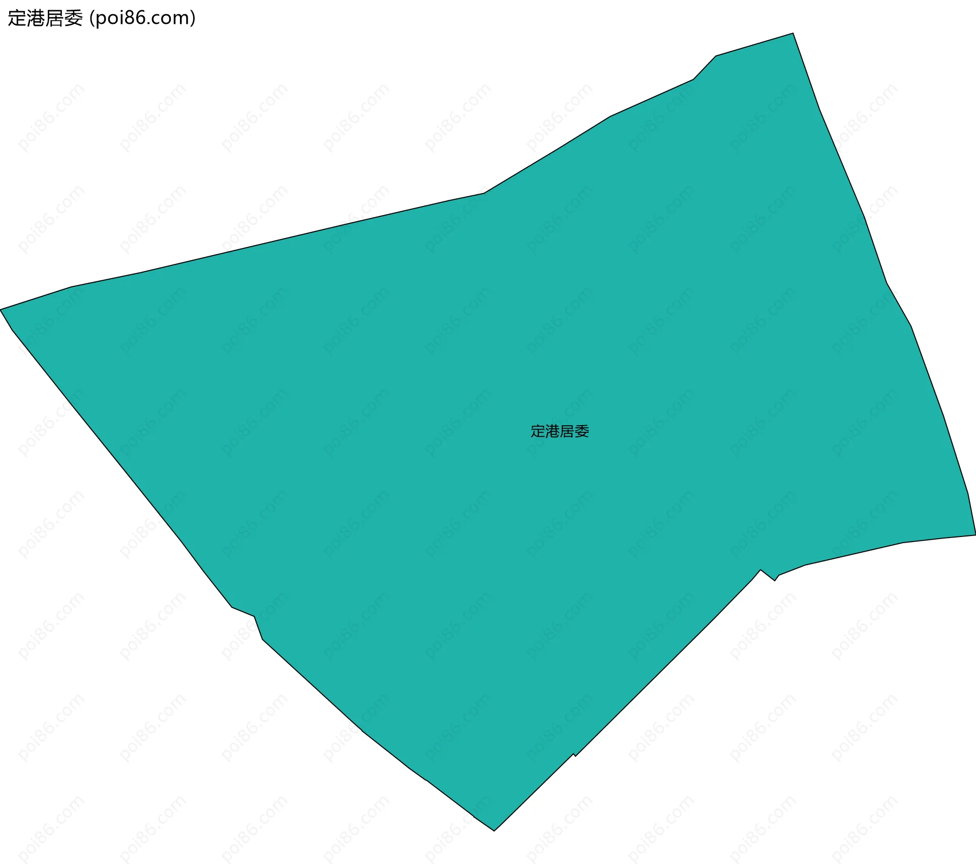 定港居委边界地图