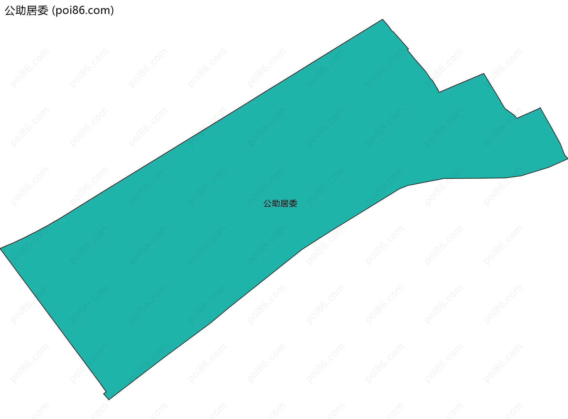 公助居委边界地图