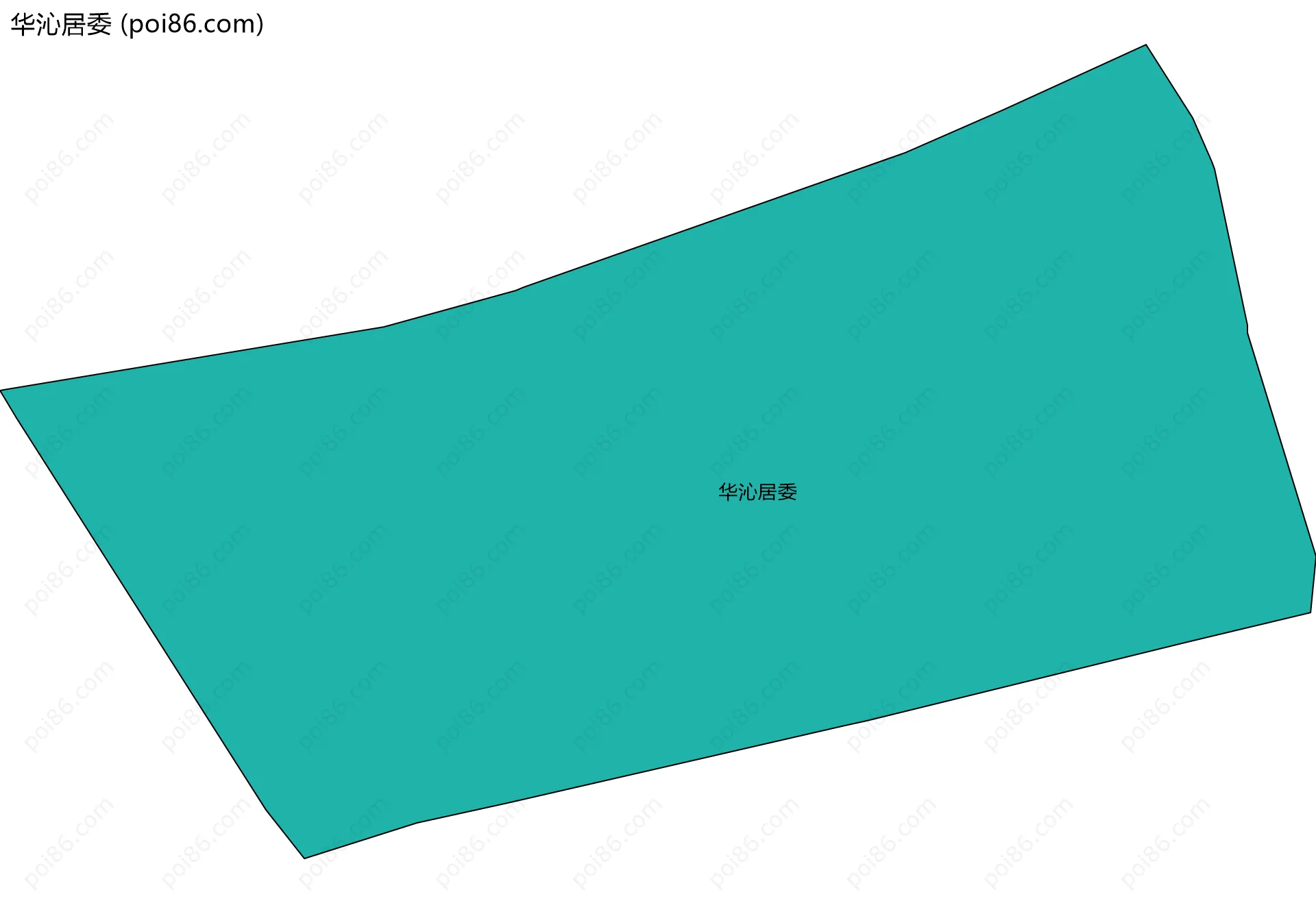 华沁居委边界地图
