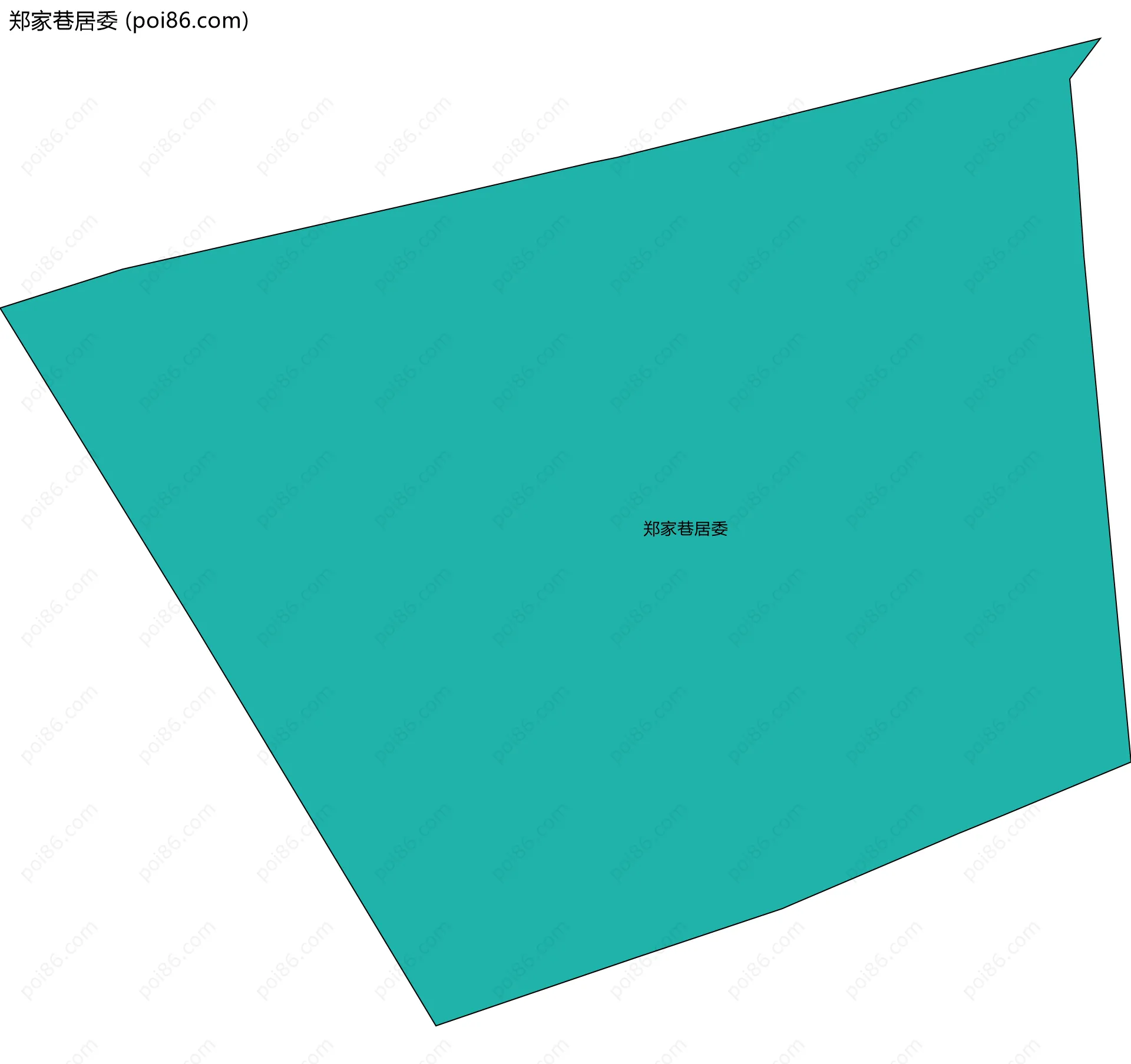 郑家巷居委边界地图