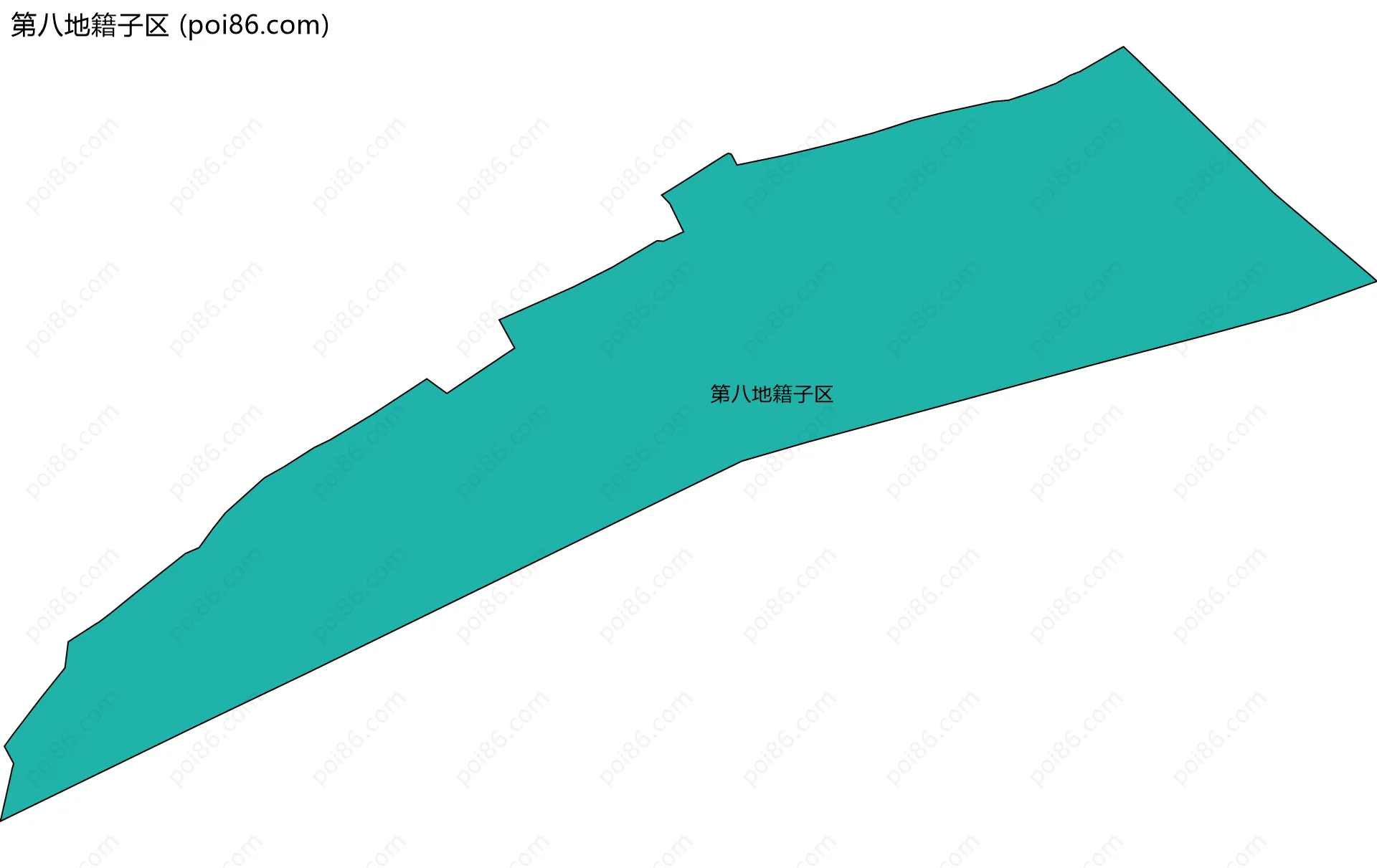 第八地籍子区边界地图