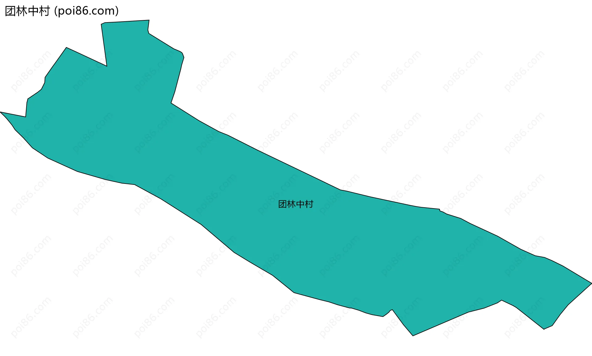 团林中村边界地图