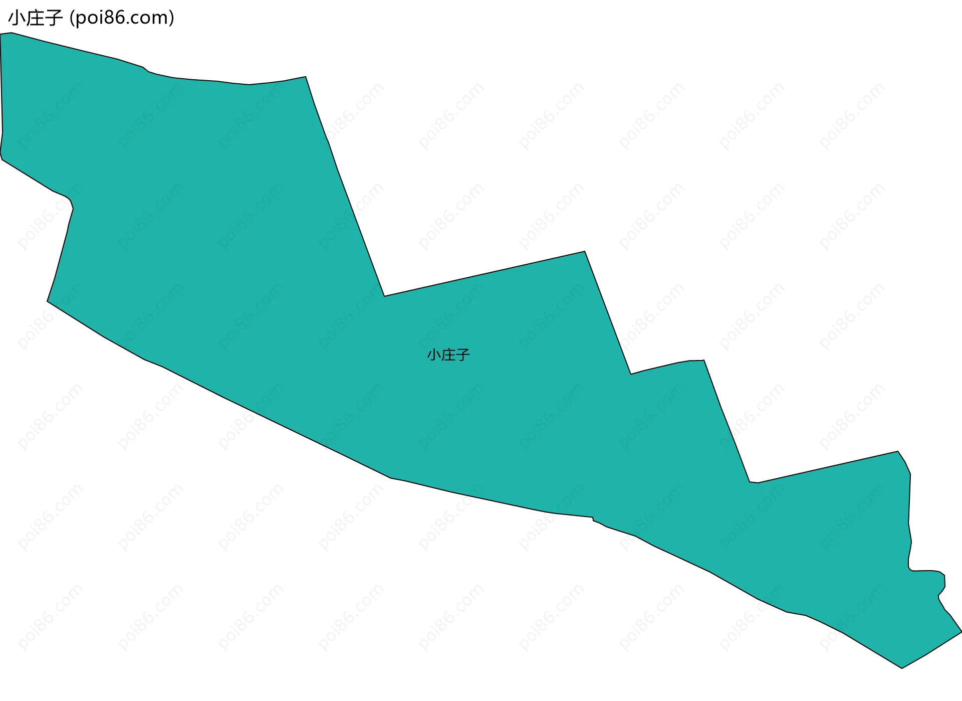 小庄子边界地图