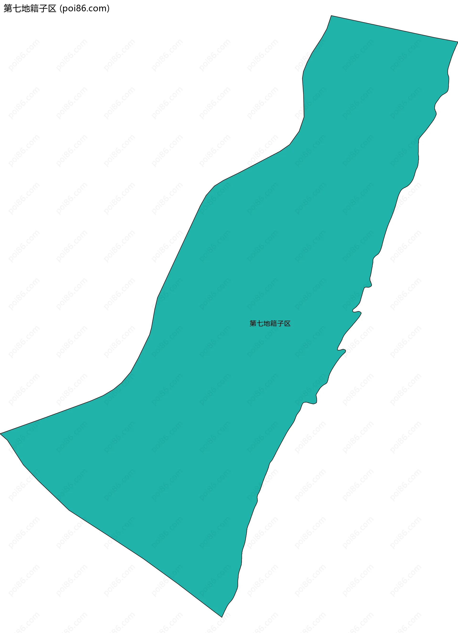 第七地籍子区边界地图