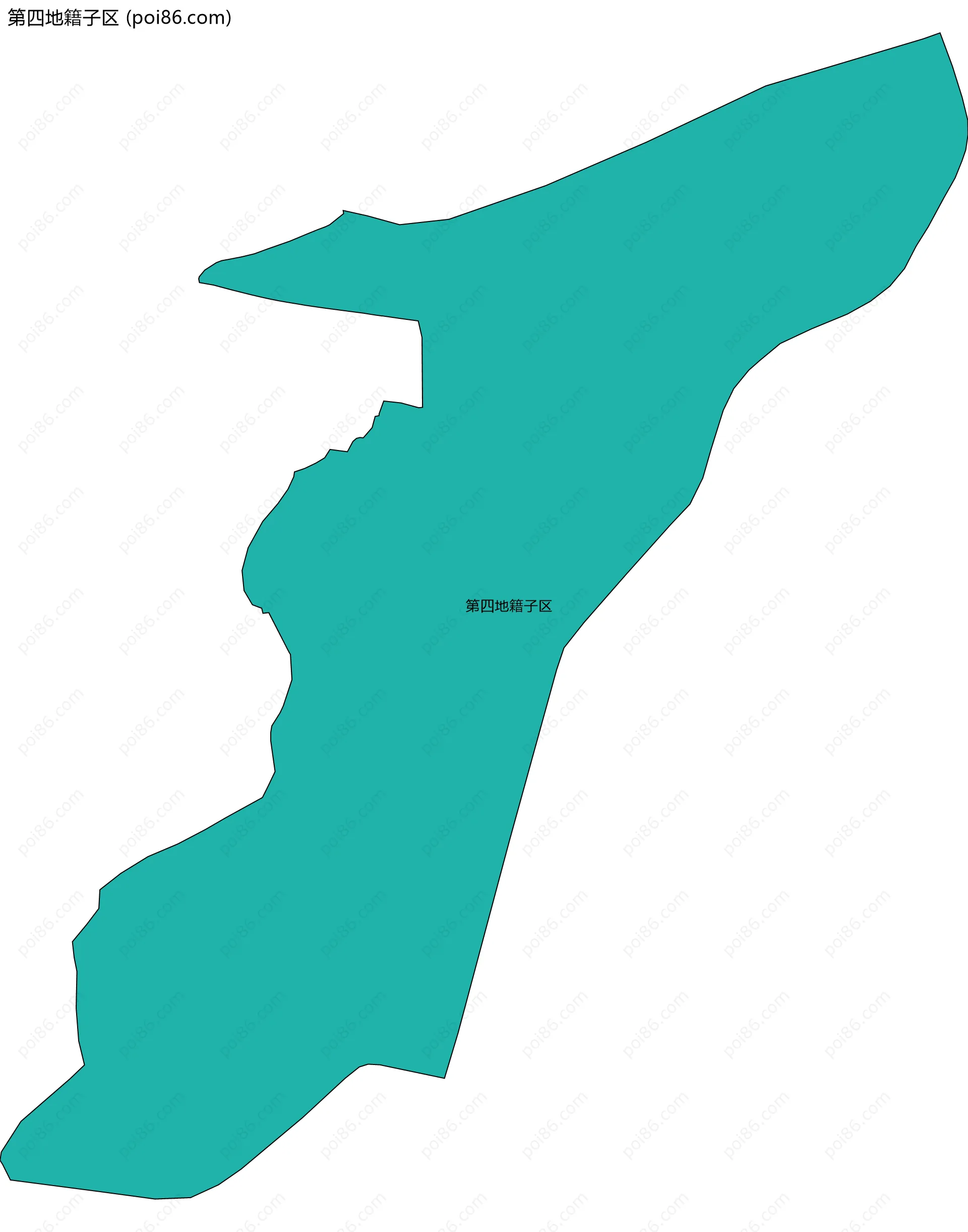 第四地籍子区边界地图