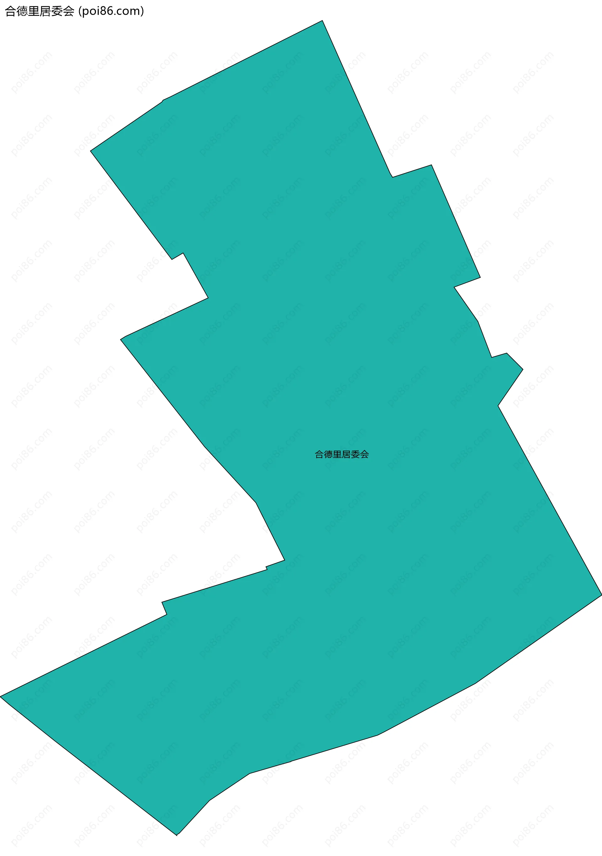 合德里居委会边界地图