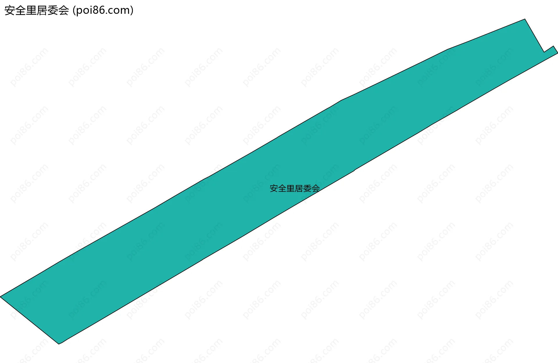 安全里居委会边界地图