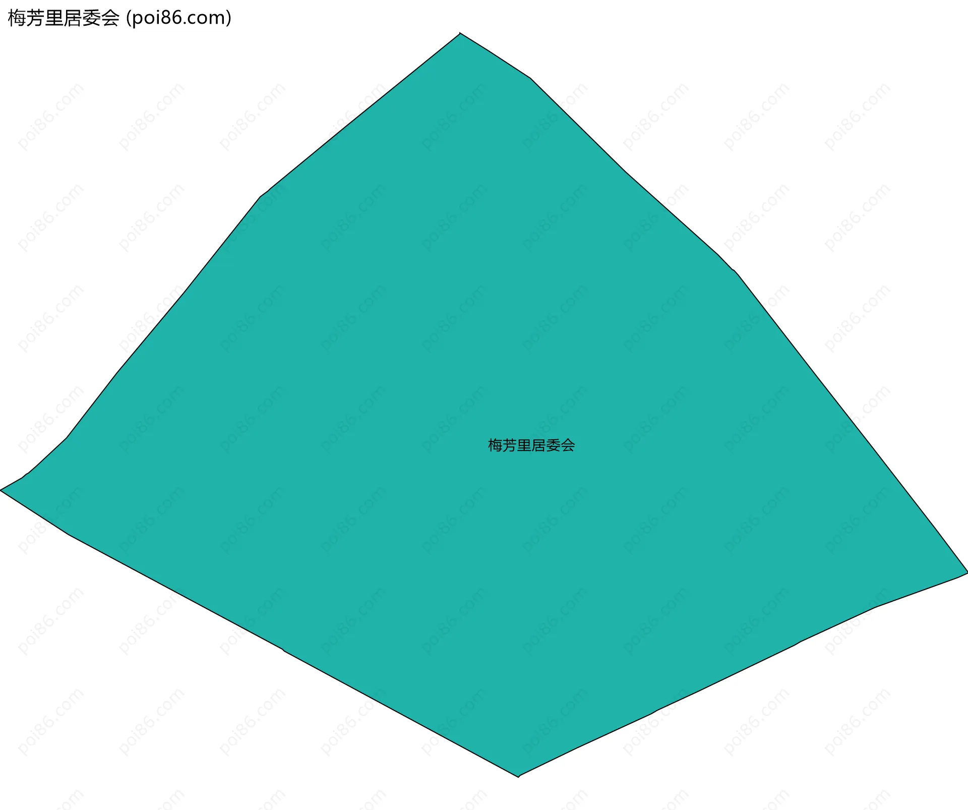 梅芳里居委会边界地图
