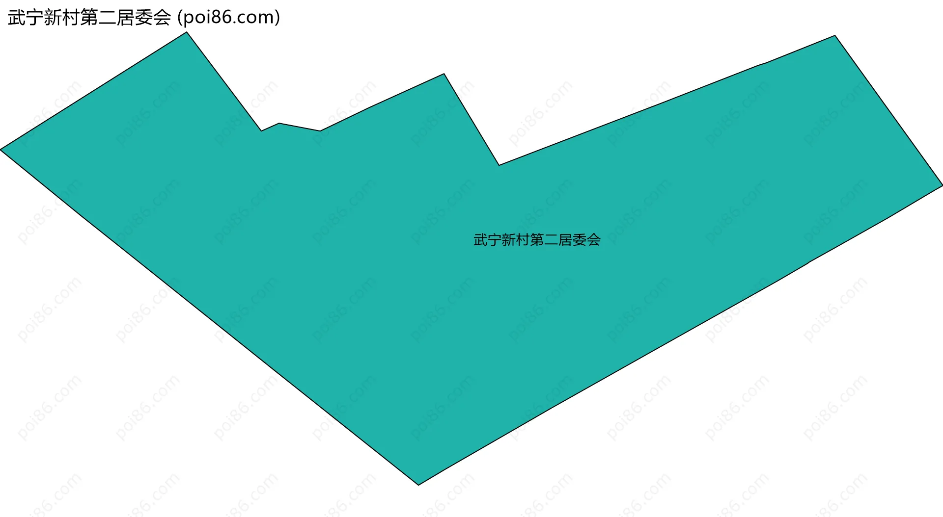 武宁新村第二居委会边界地图