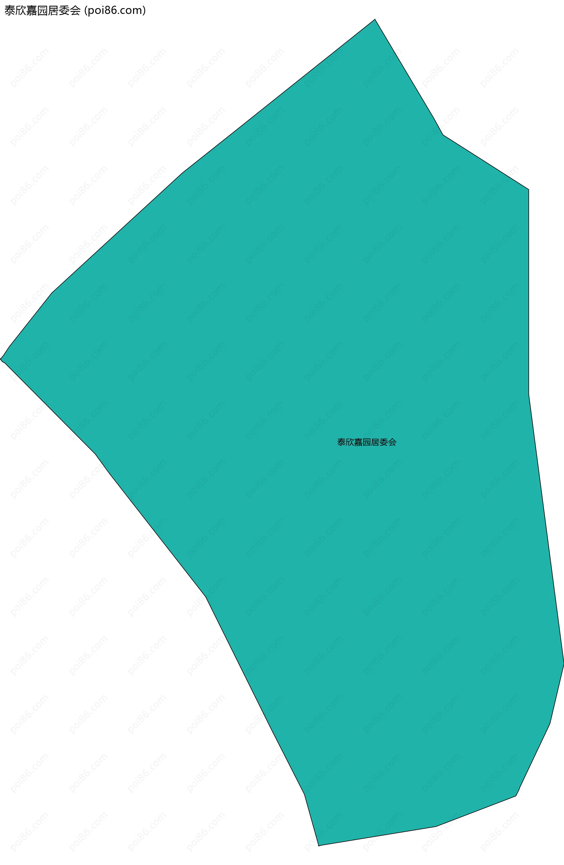 泰欣嘉园居委会边界地图