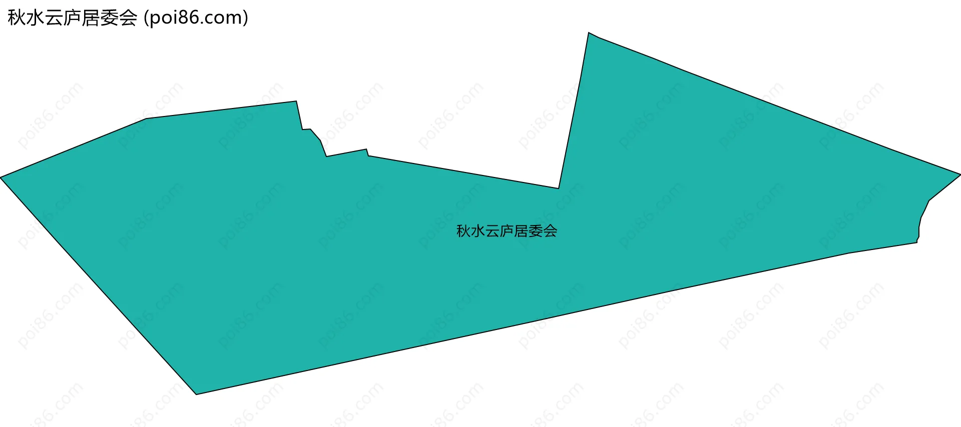 秋水云庐居委会边界地图