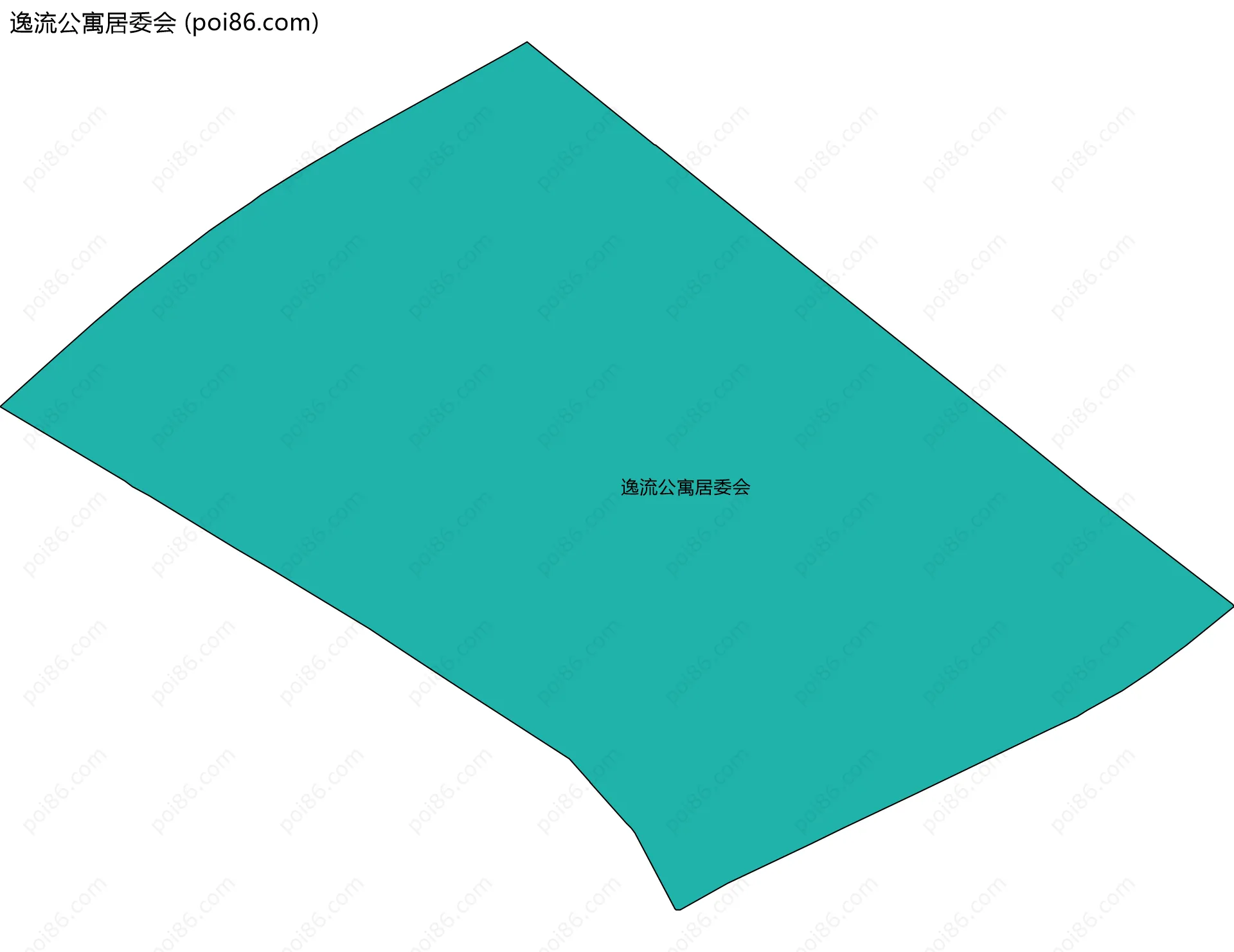 逸流公寓居委会边界地图